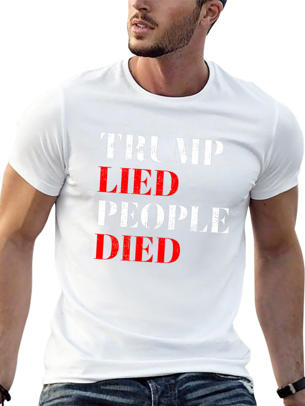 Trump Lied People Died Graphic Tee