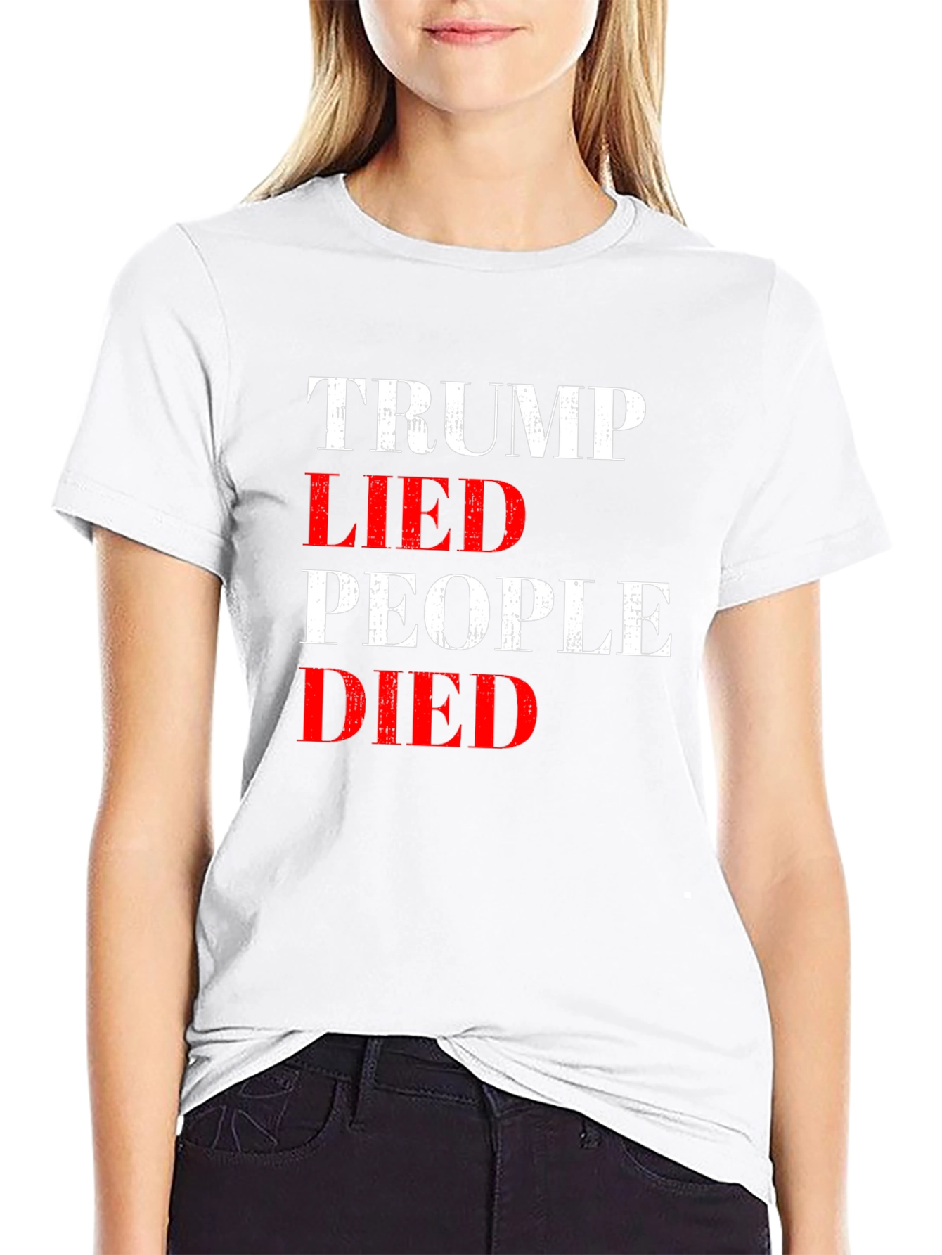 Trump Lied People Died Graphic Tee