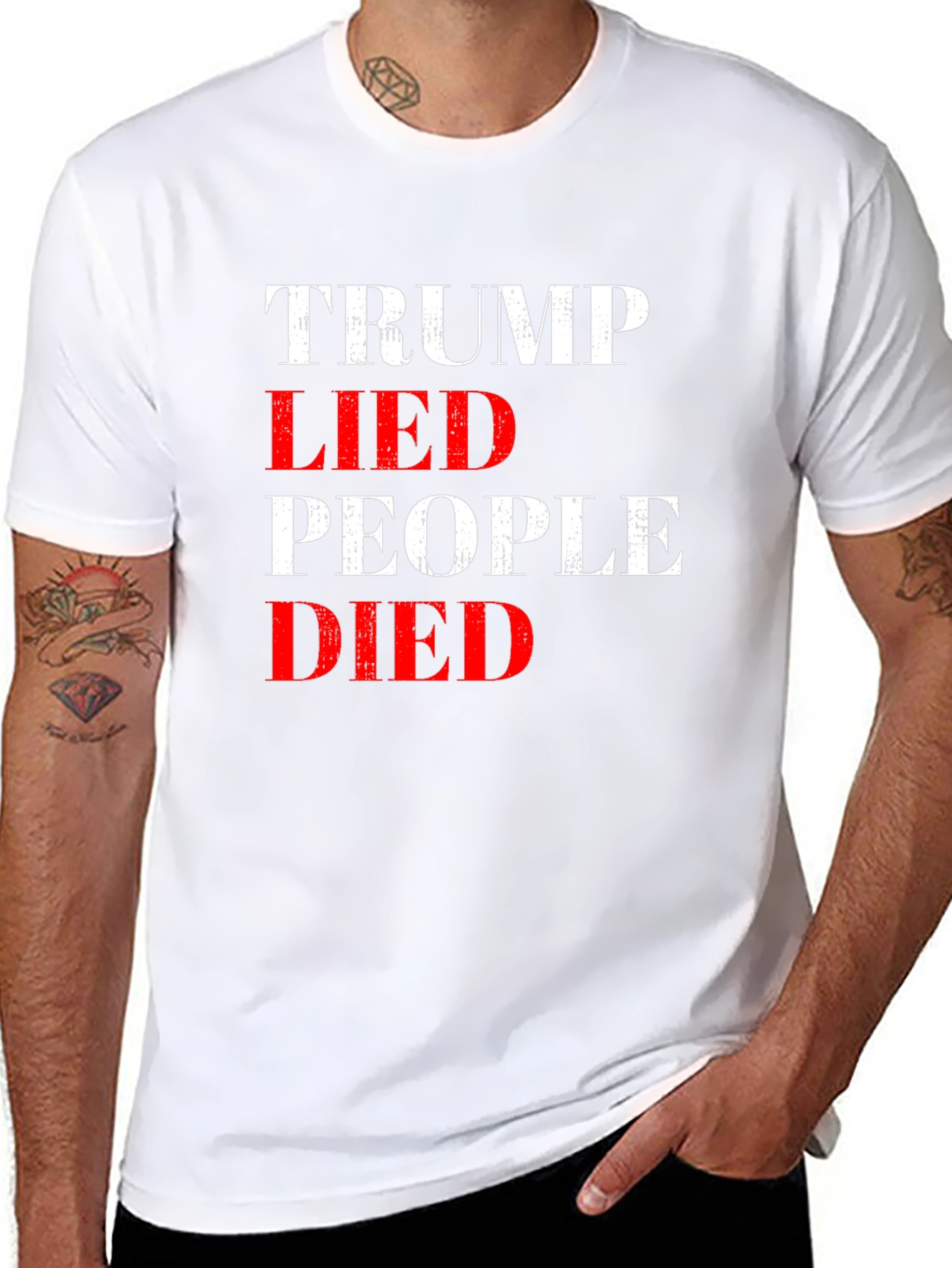 Trump Lied People Died Graphic Tee