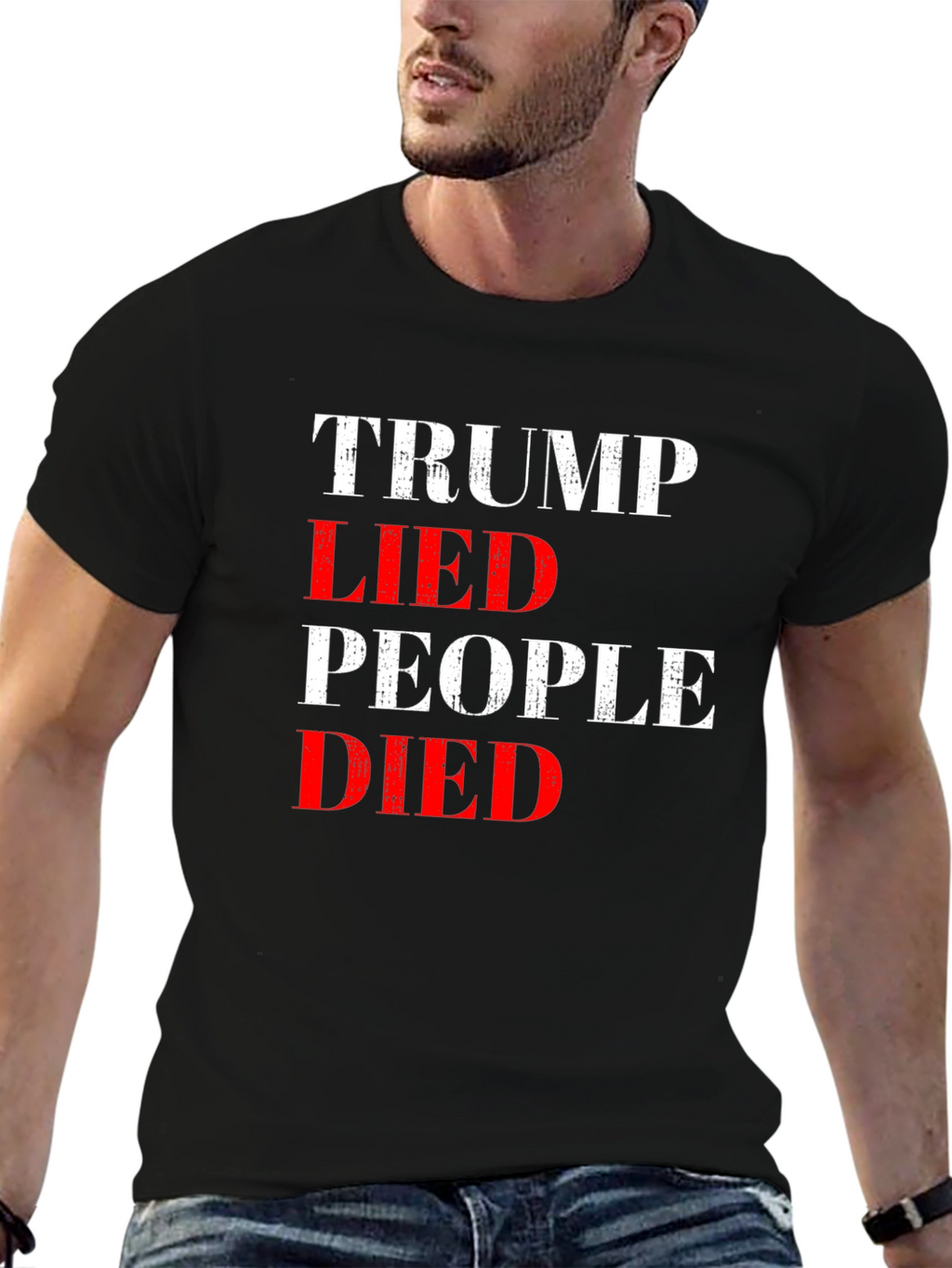 Trump Lied People Died Graphic Tee