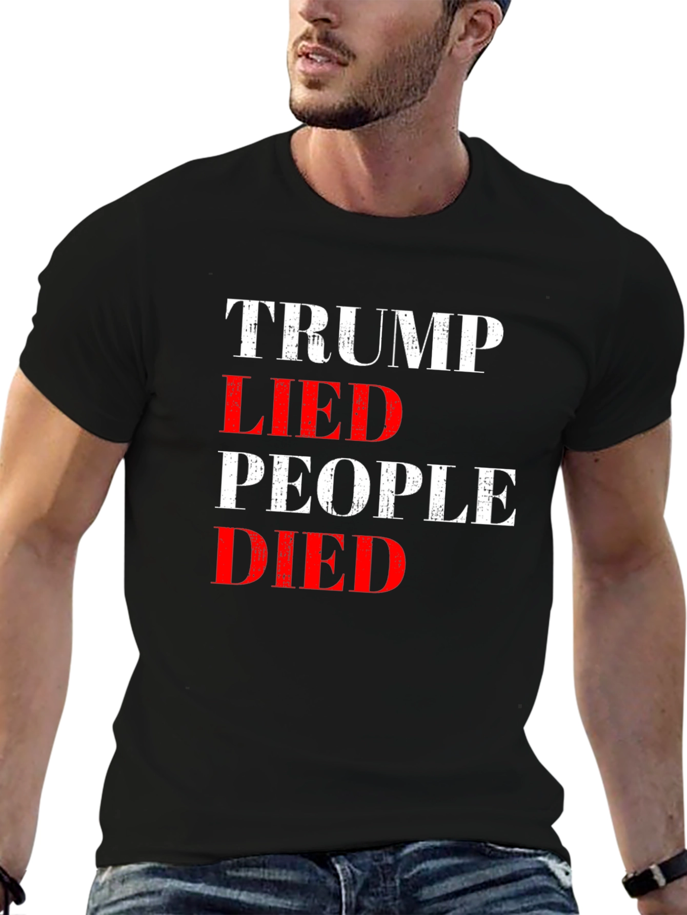 Trump Lied People Died Graphic Tee
