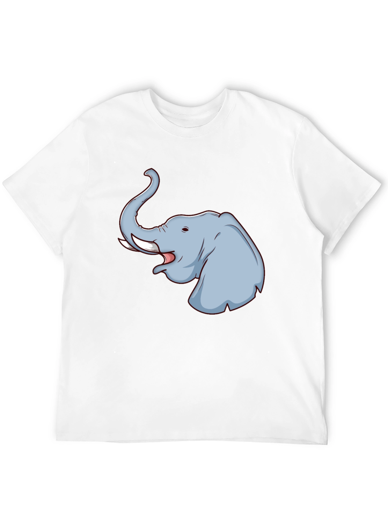 Elephant Graphic T-Shirt - Black Cotton Tee