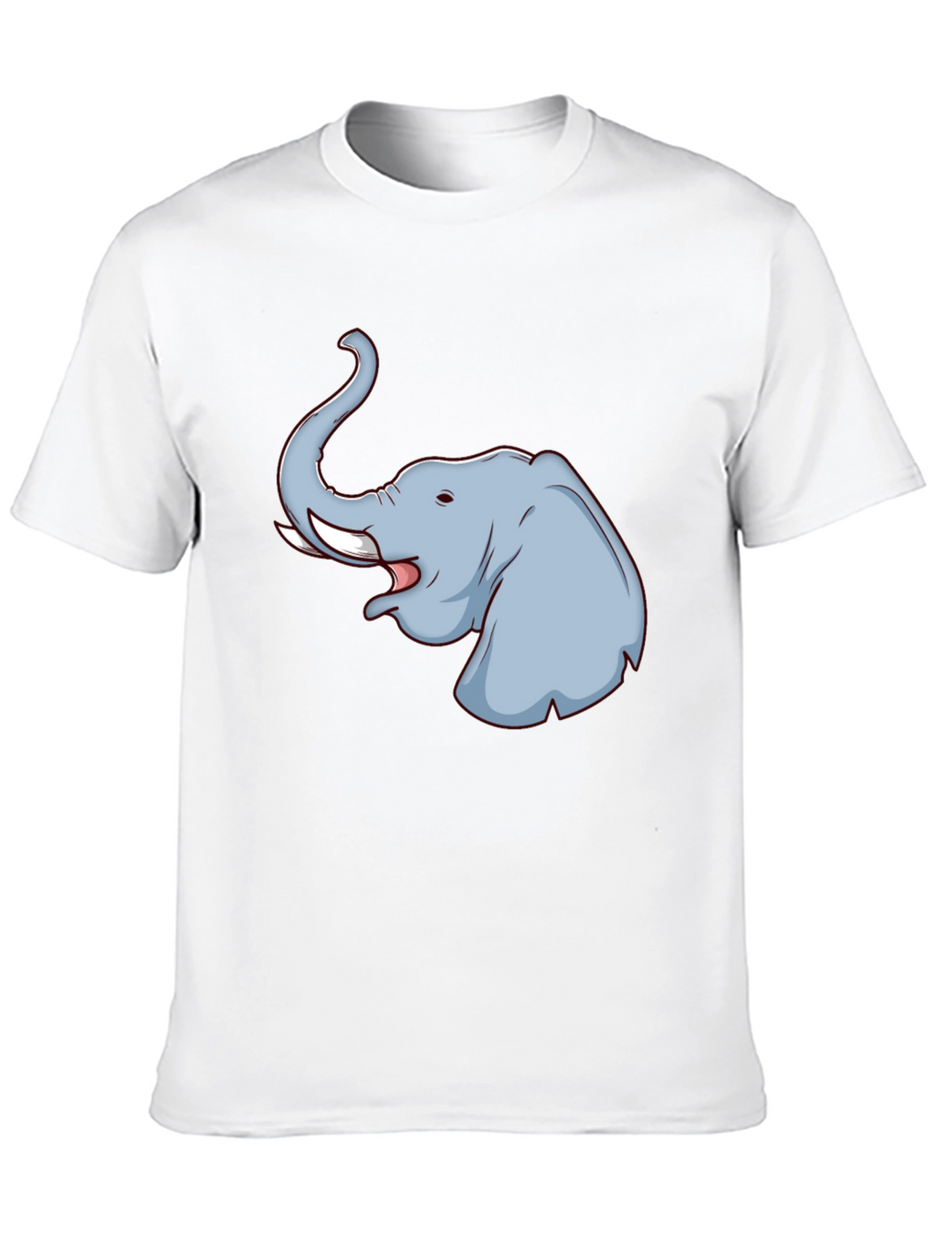 Elephant Graphic T-Shirt - Black Cotton Tee