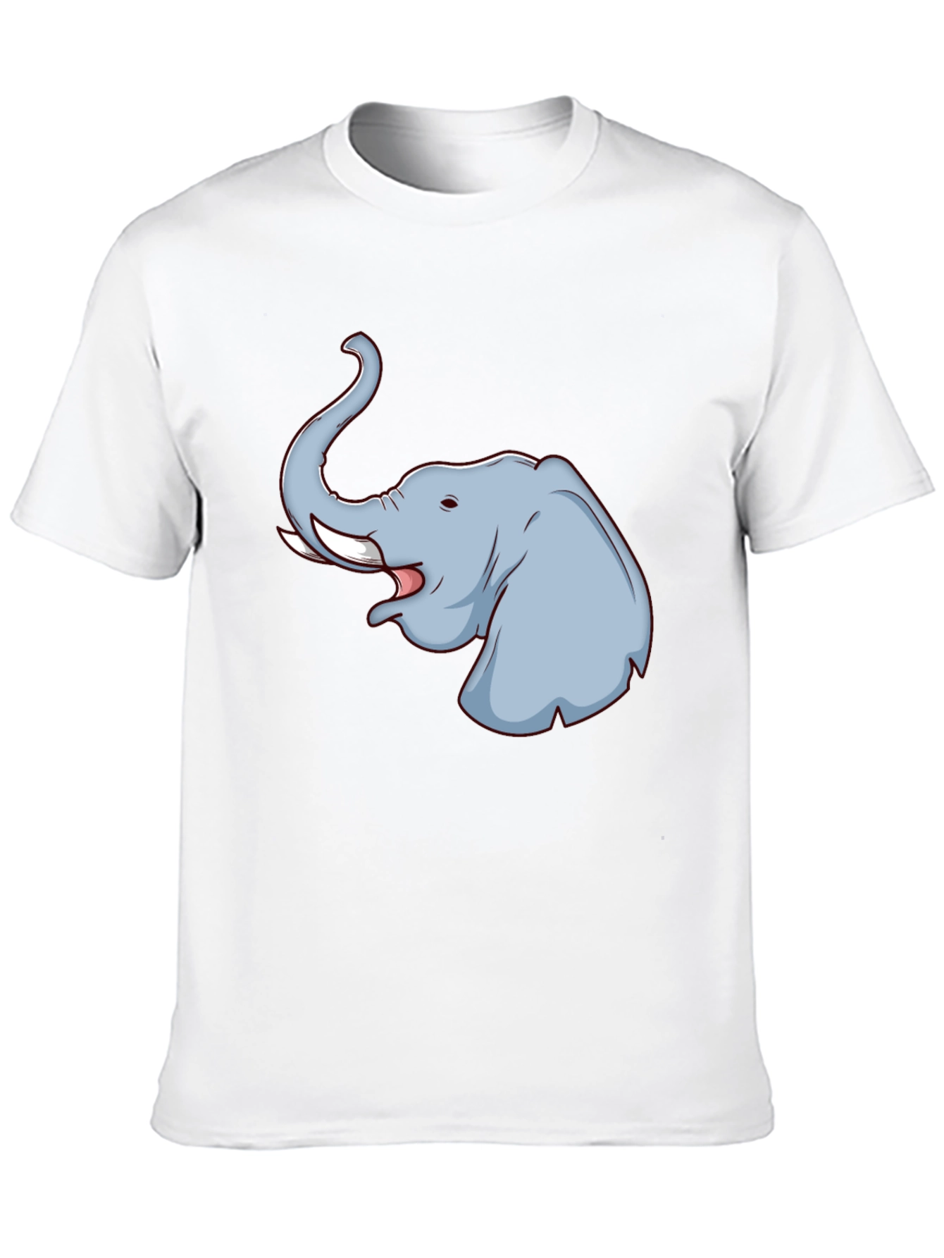 Elephant Graphic T-Shirt - Black Cotton Tee