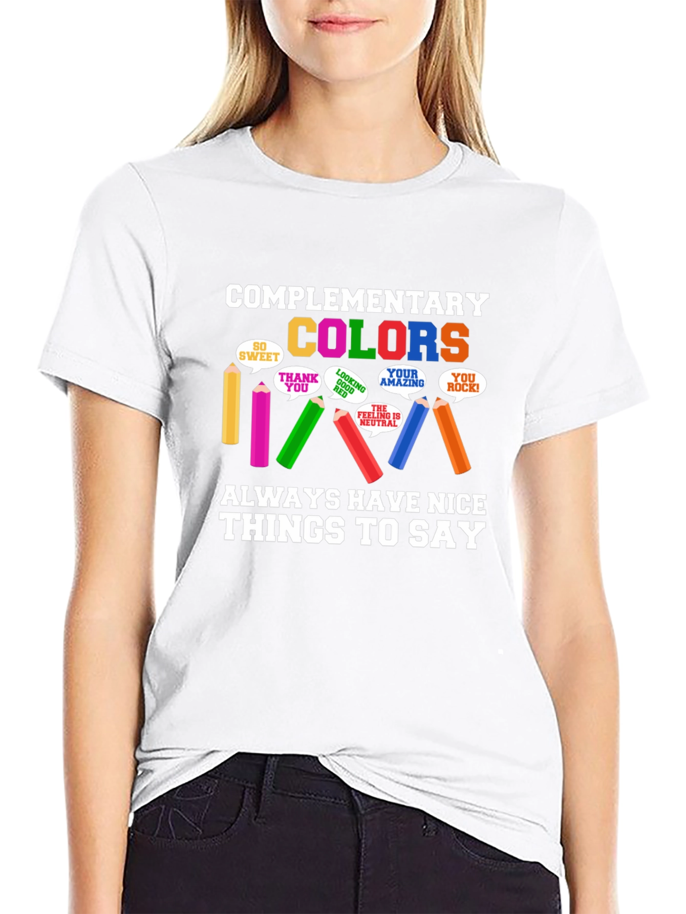 Complementary Colors T-Shirt - Nice Things to Say