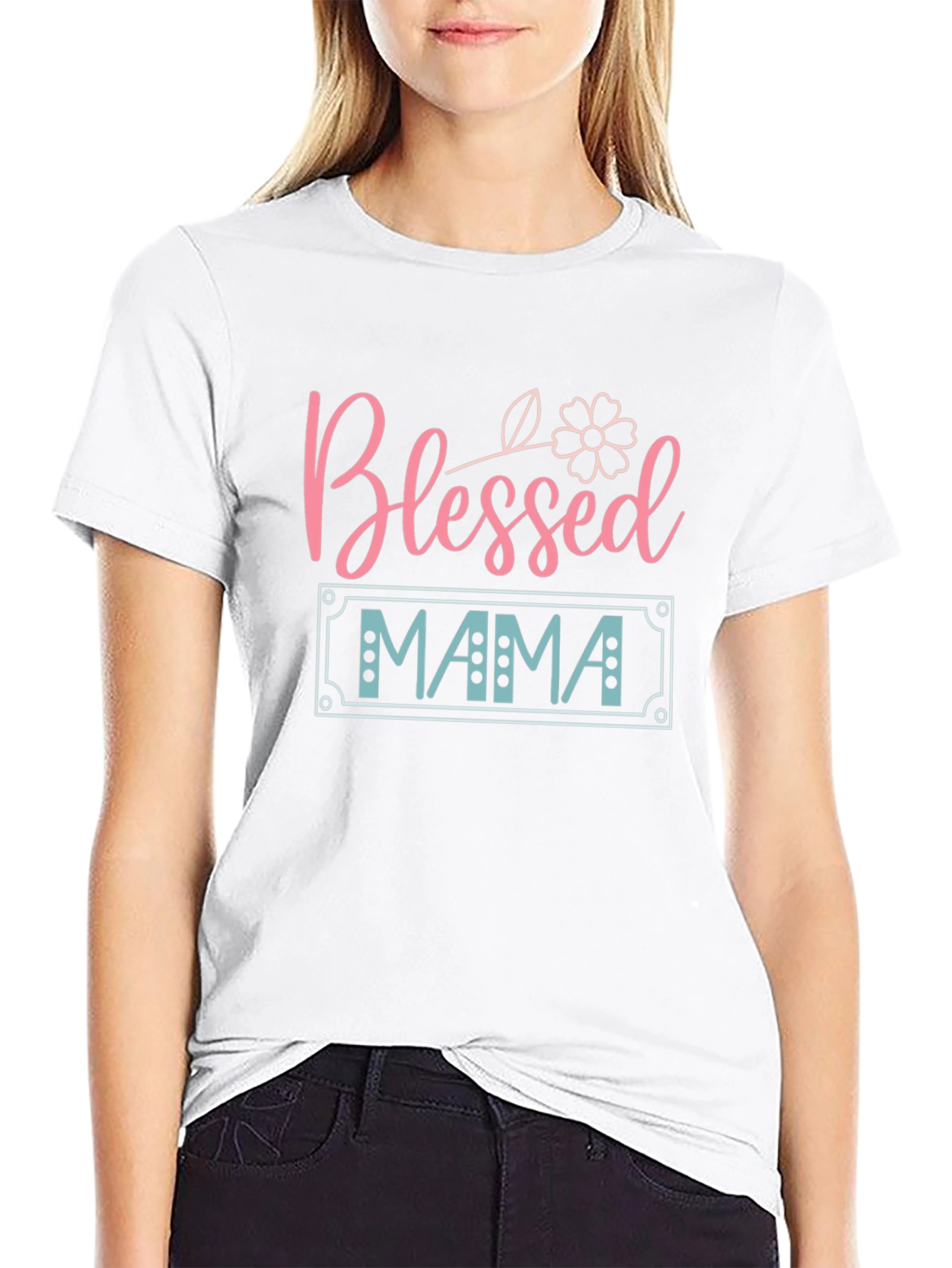 Blessed Mama T-Shirt - Cute Mothers Day Gift
