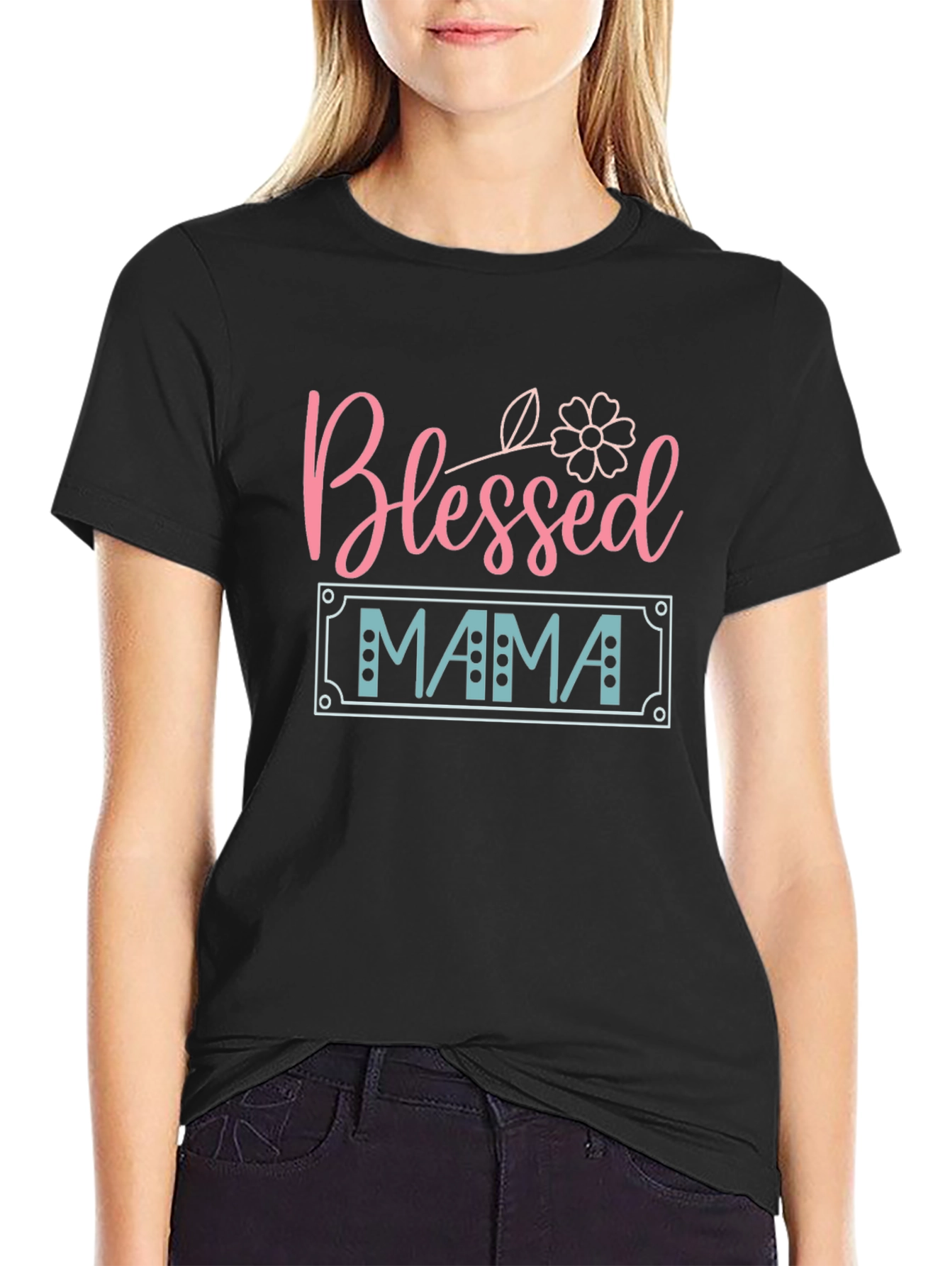 Blessed Mama T-Shirt - Cute Mothers Day Gift