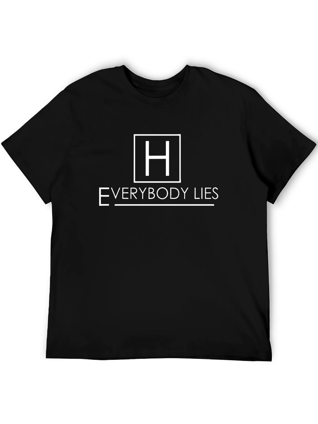 House MD Everybody Lies Black T-Shirt