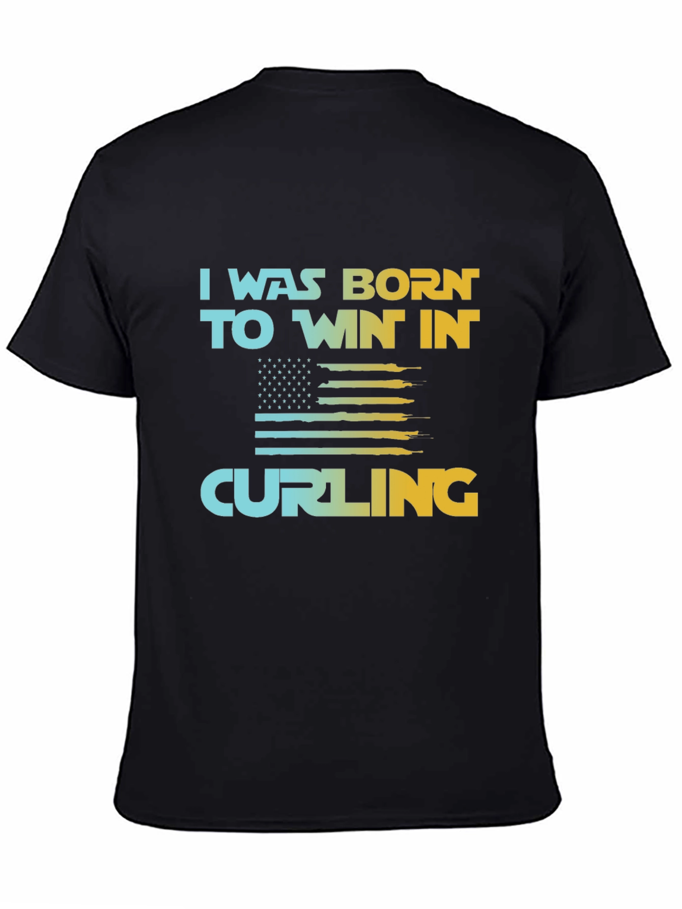 Curling Fan T-Shirt - Born to Win