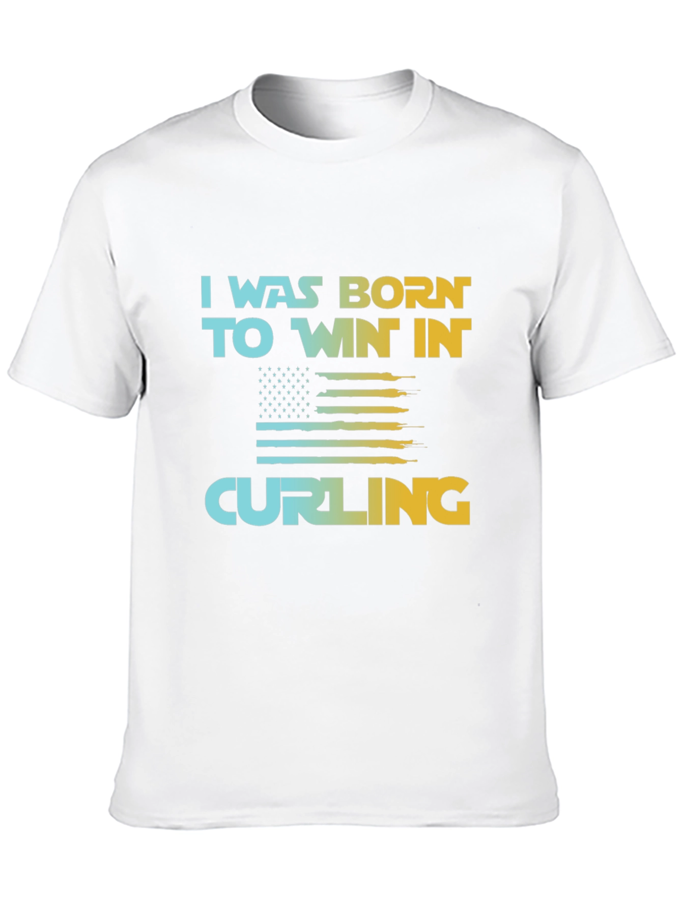 Curling Fan T-Shirt - Born to Win