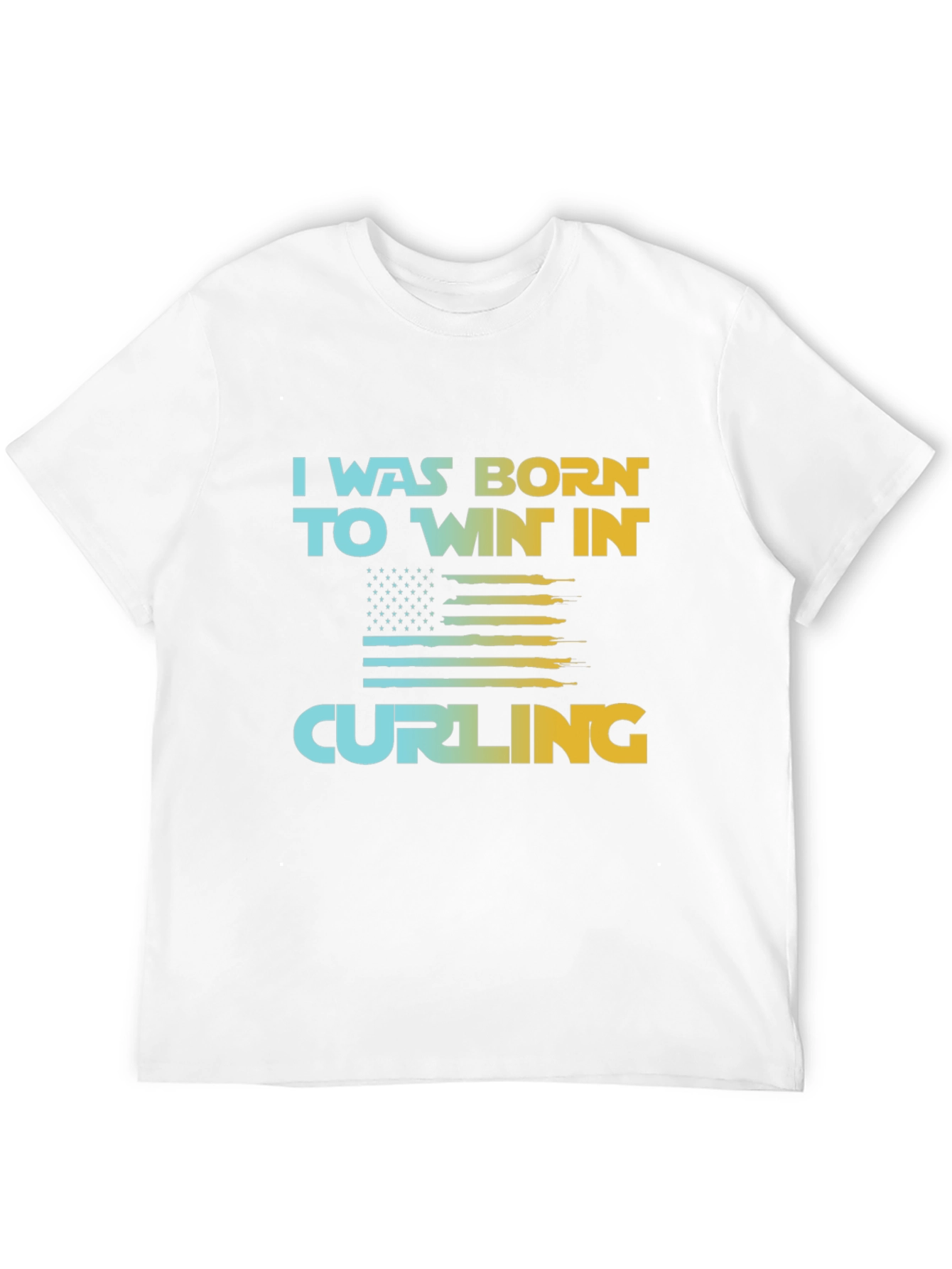 Curling Fan T-Shirt - Born to Win