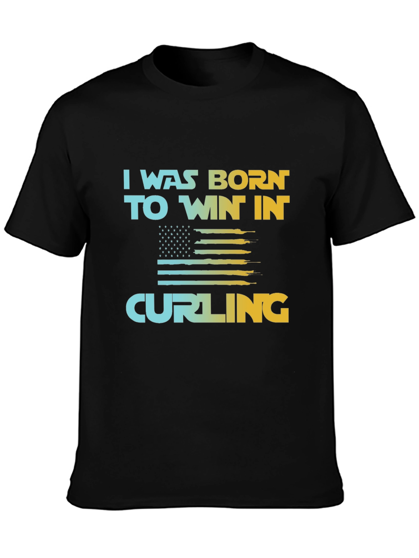 Curling Fan T-Shirt - Born to Win