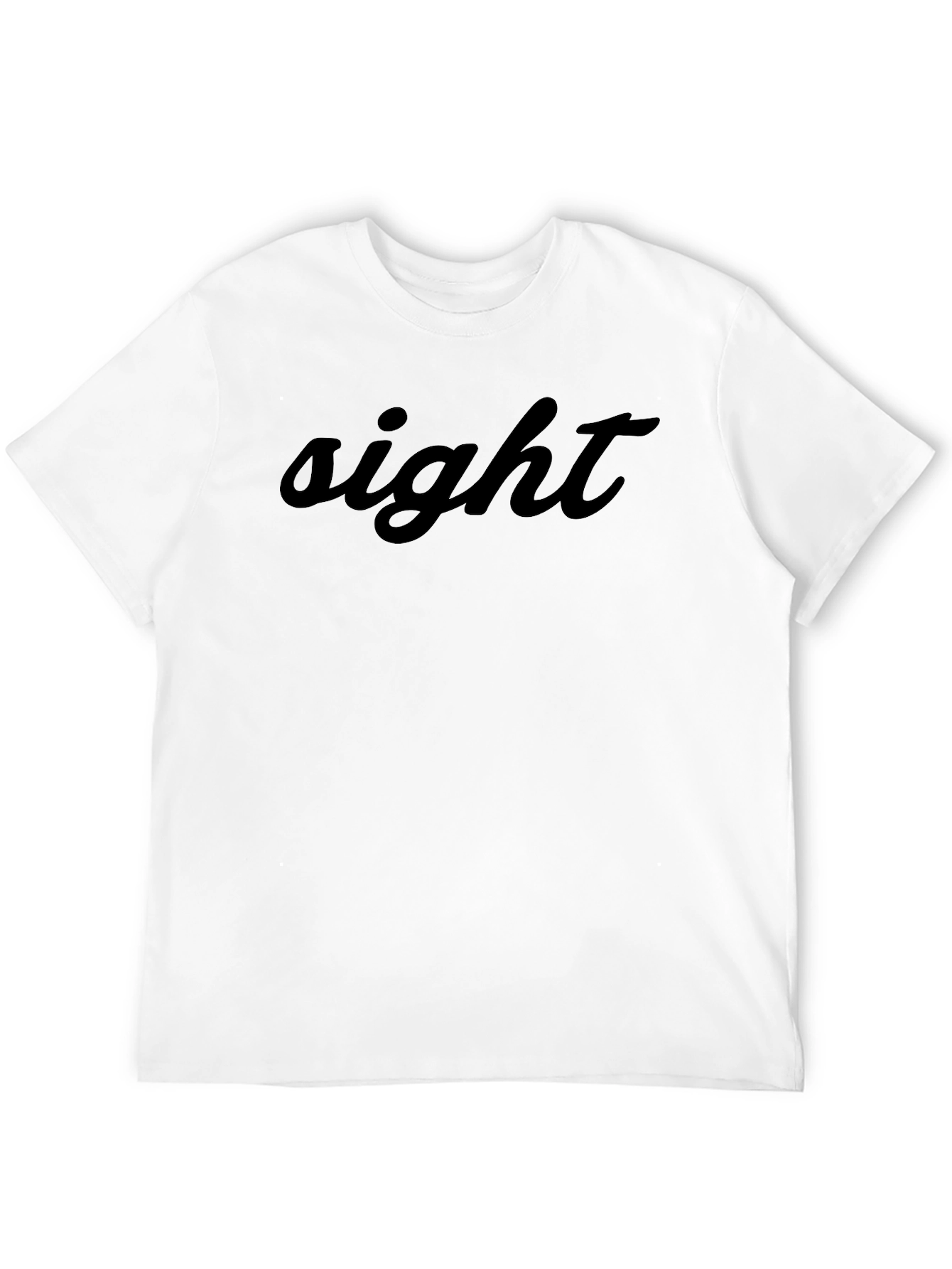 Sight T-Shirt - Black Crew Neck Tee