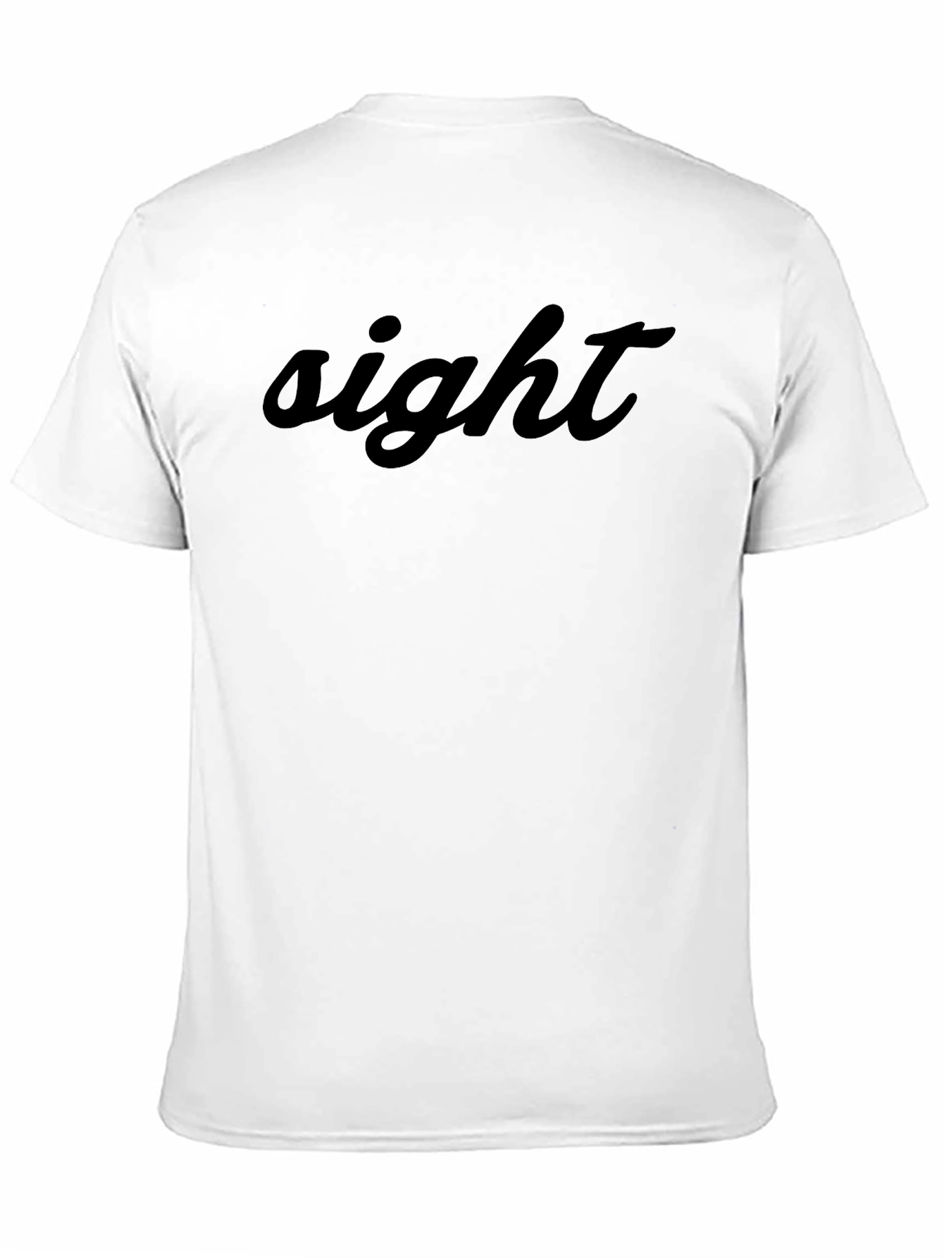 Sight T-Shirt - Black Crew Neck Tee
