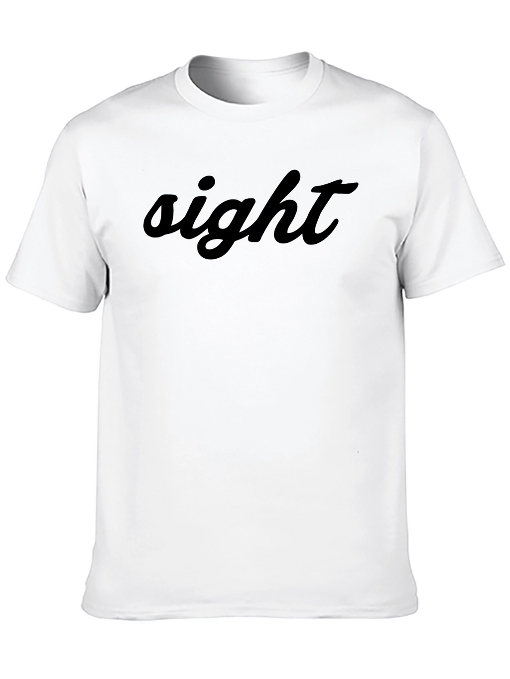 Sight T-Shirt - Black Crew Neck Tee