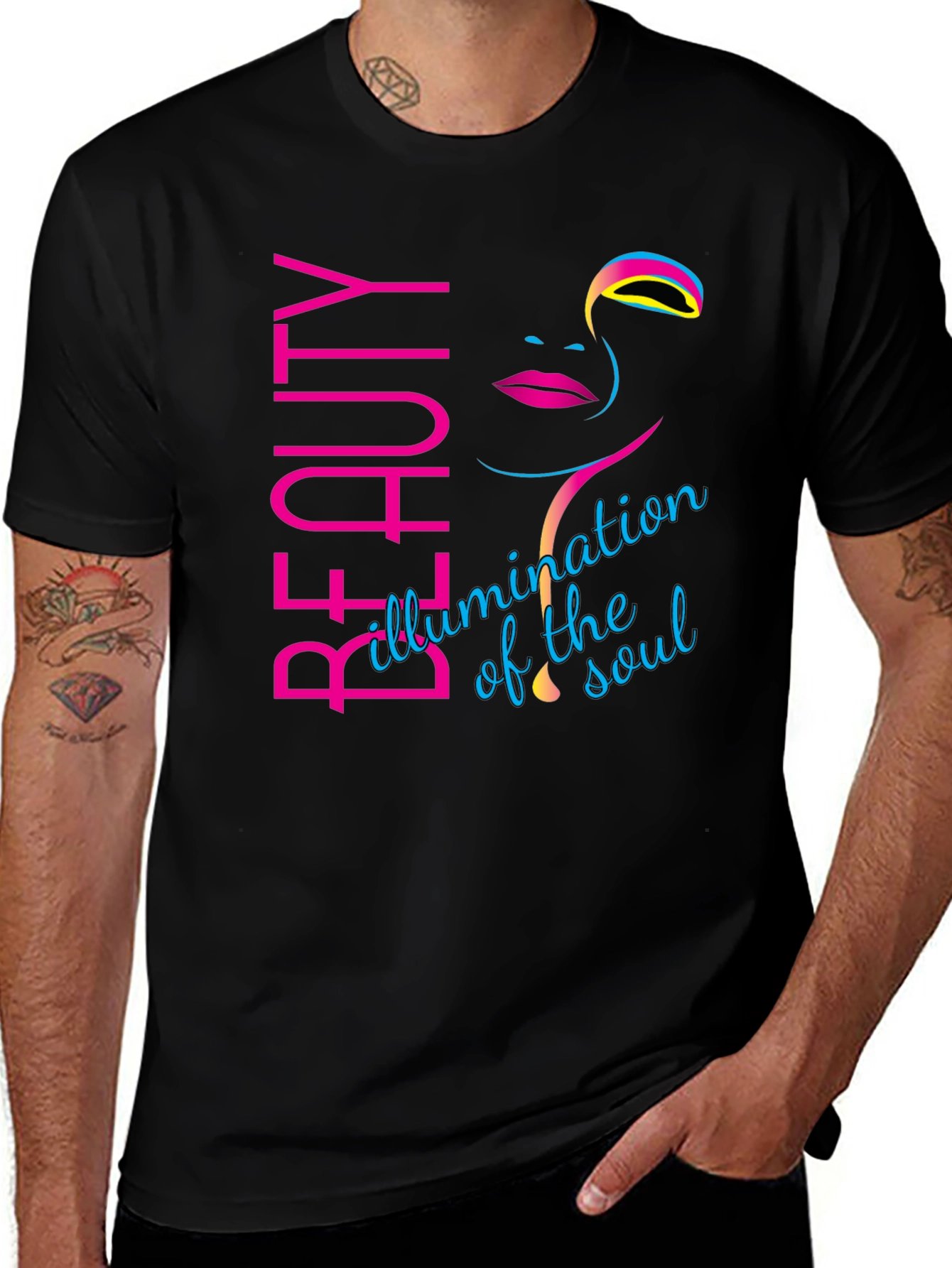 Beauty Illumination Soul T-Shirt - Stylish & Comfy