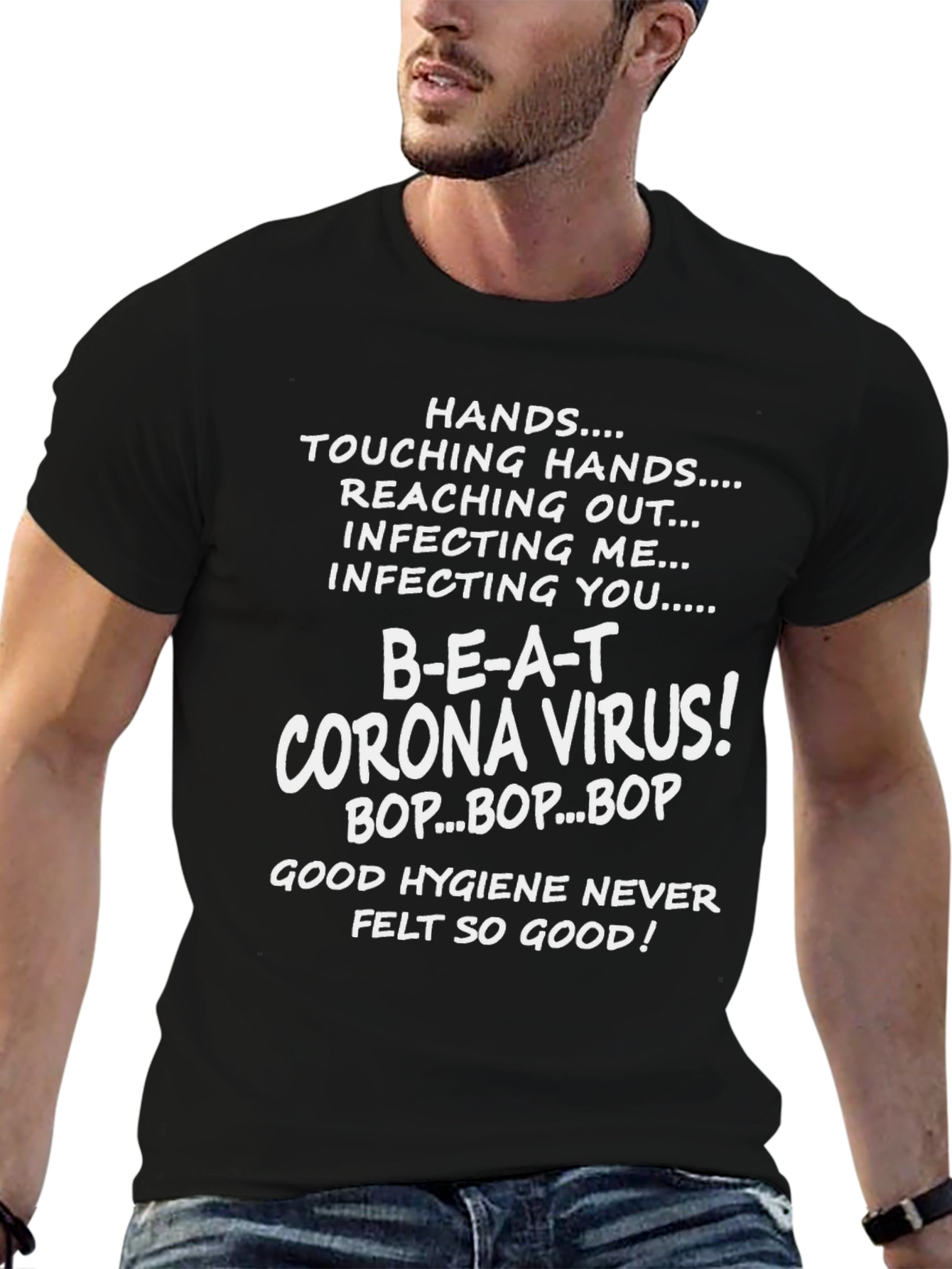 Beat Corona Virus T-Shirt - Good Hygiene