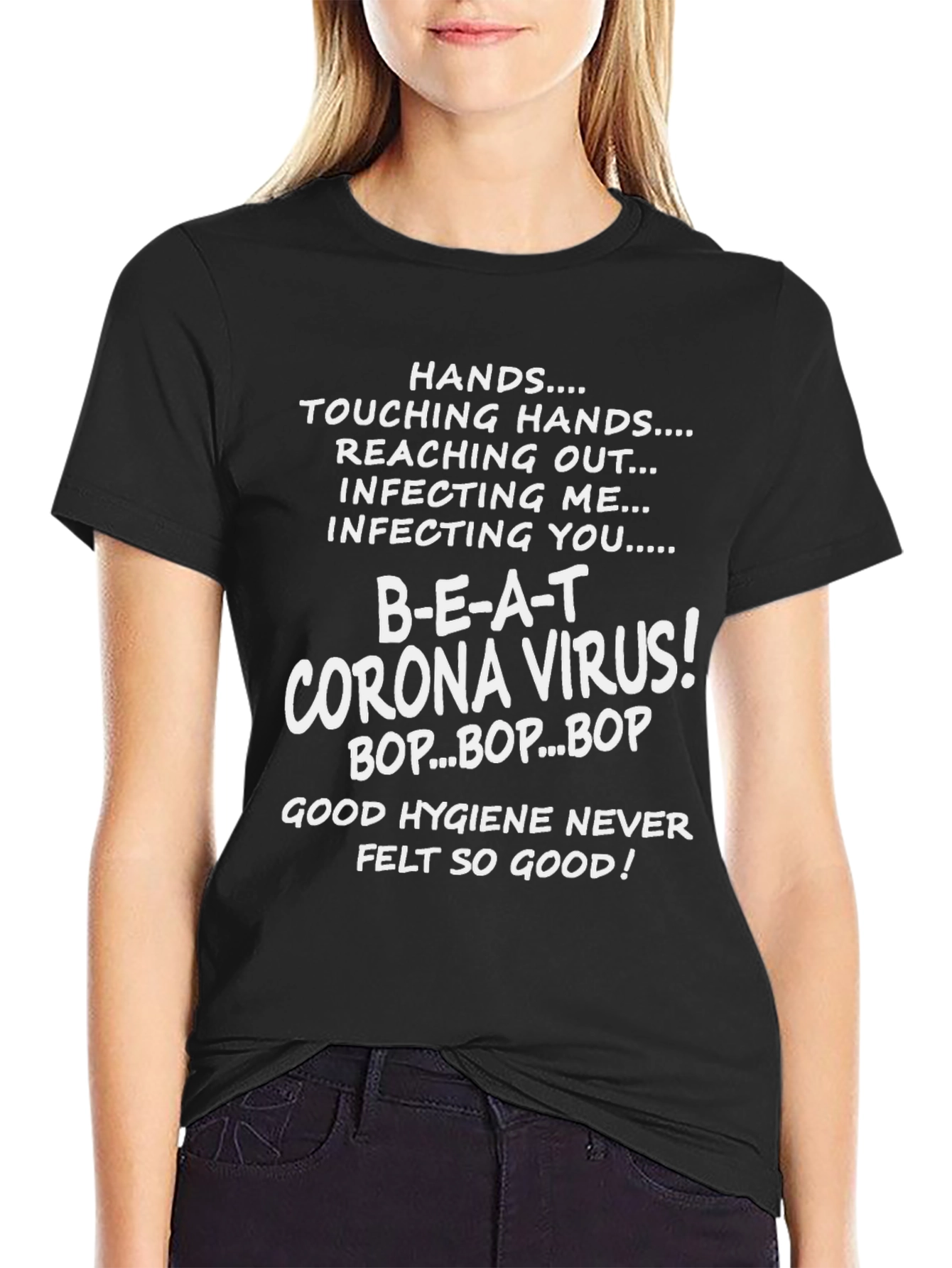 Beat Corona Virus T-Shirt - Good Hygiene
