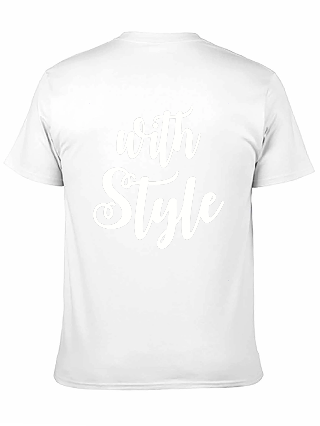 Stylish With Style Graphic Print Black T-Shirt