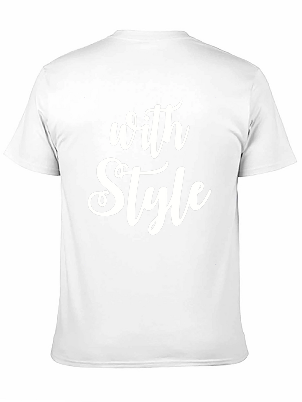 Stylish With Style Graphic Print Black T-Shirt