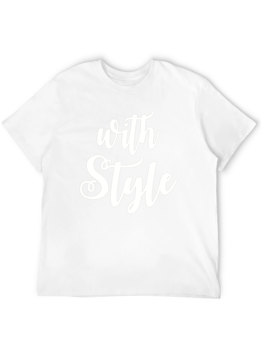 Stylish With Style Graphic Print Black T-Shirt