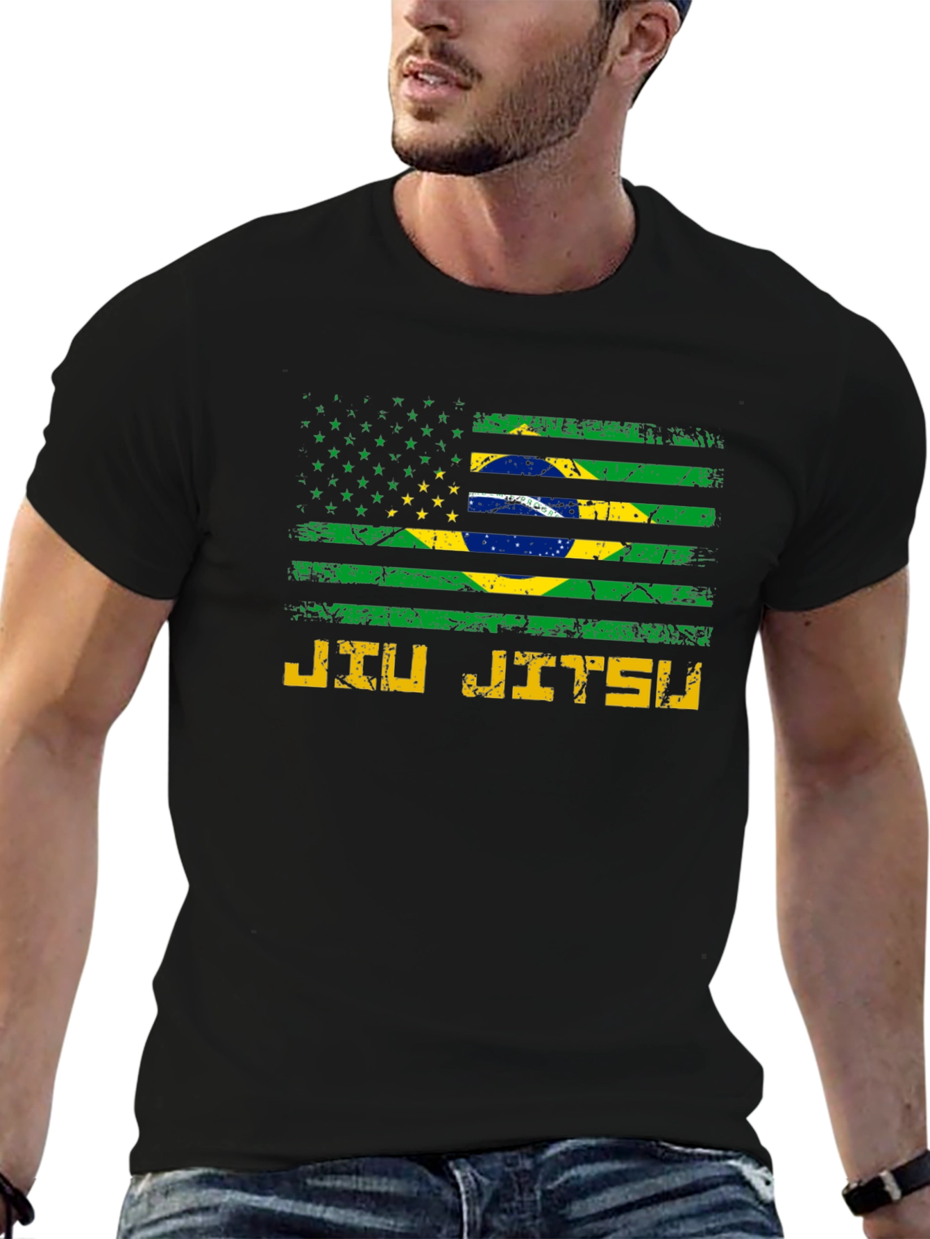 Brazilian Jiu Jitsu Flag T-Shirt