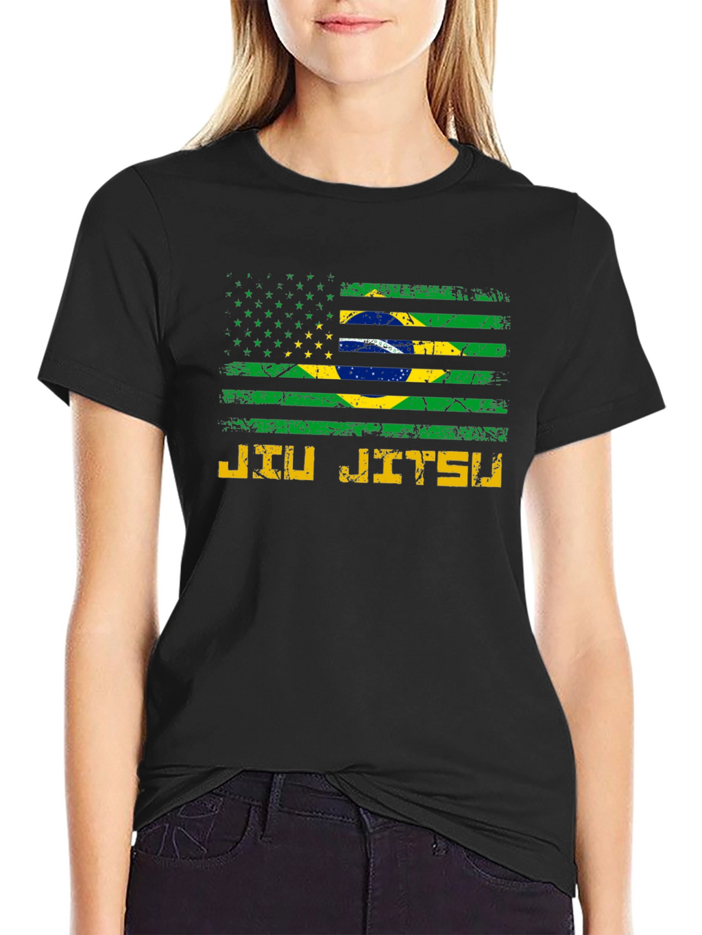 Brazilian Jiu Jitsu Flag T-Shirt