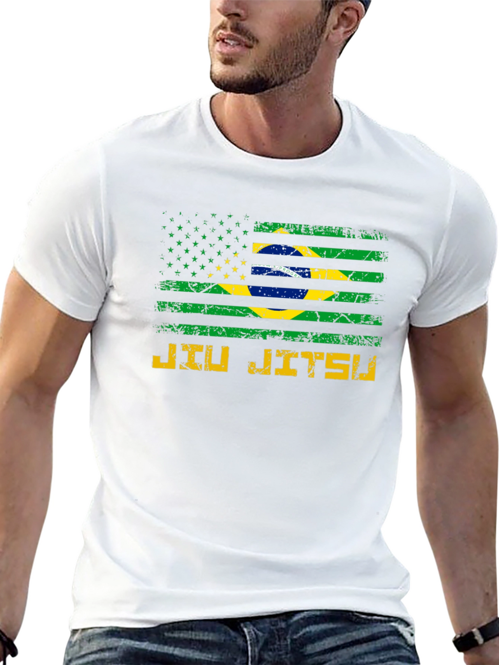 Brazilian Jiu Jitsu Flag T-Shirt