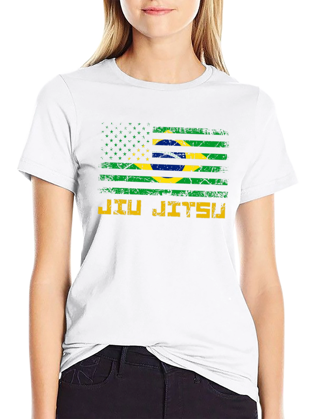 Brazilian Jiu Jitsu Flag T-Shirt