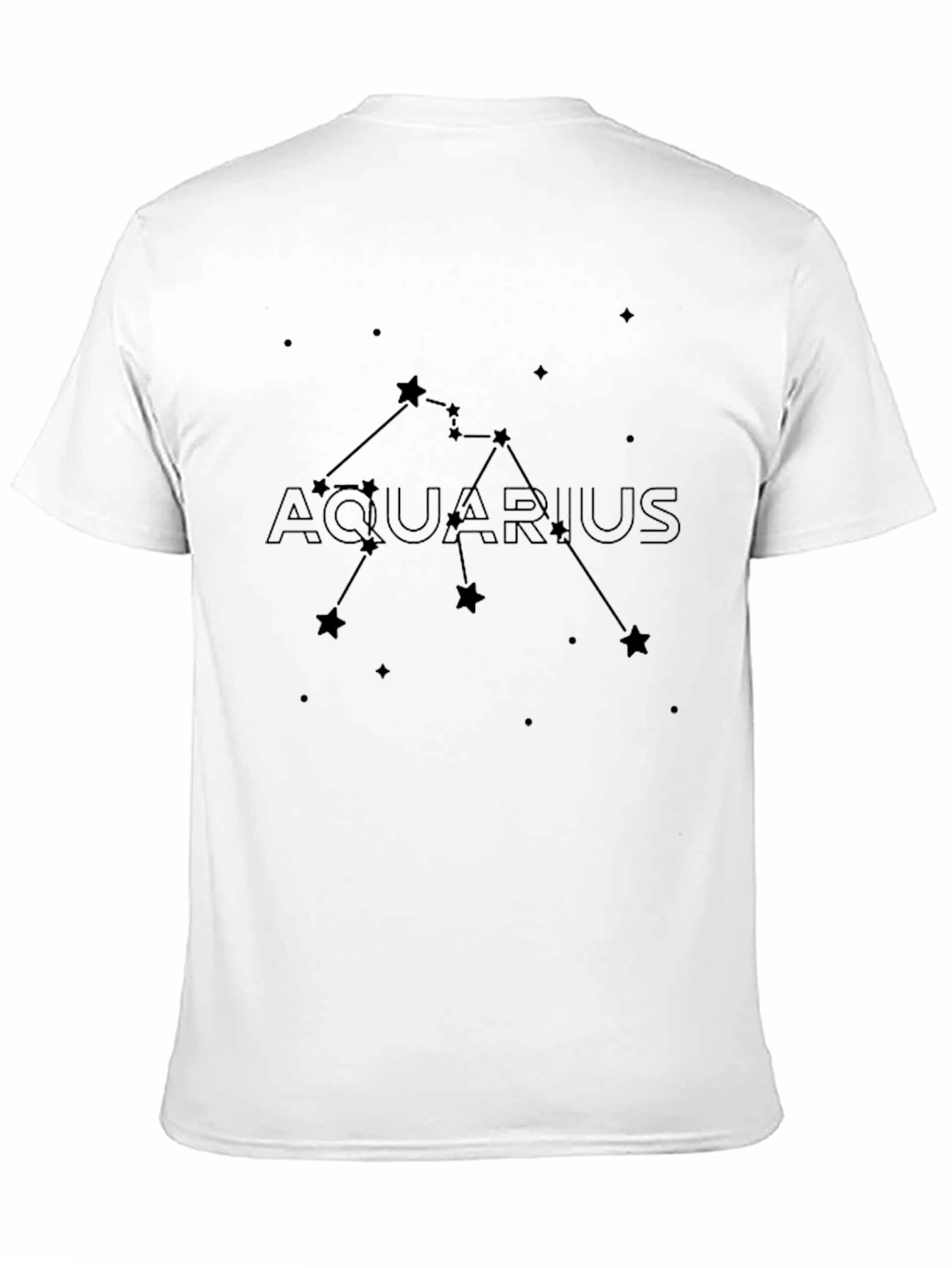 Aquarius Constellation Graphic Tee - Zodiac Sign Shirt