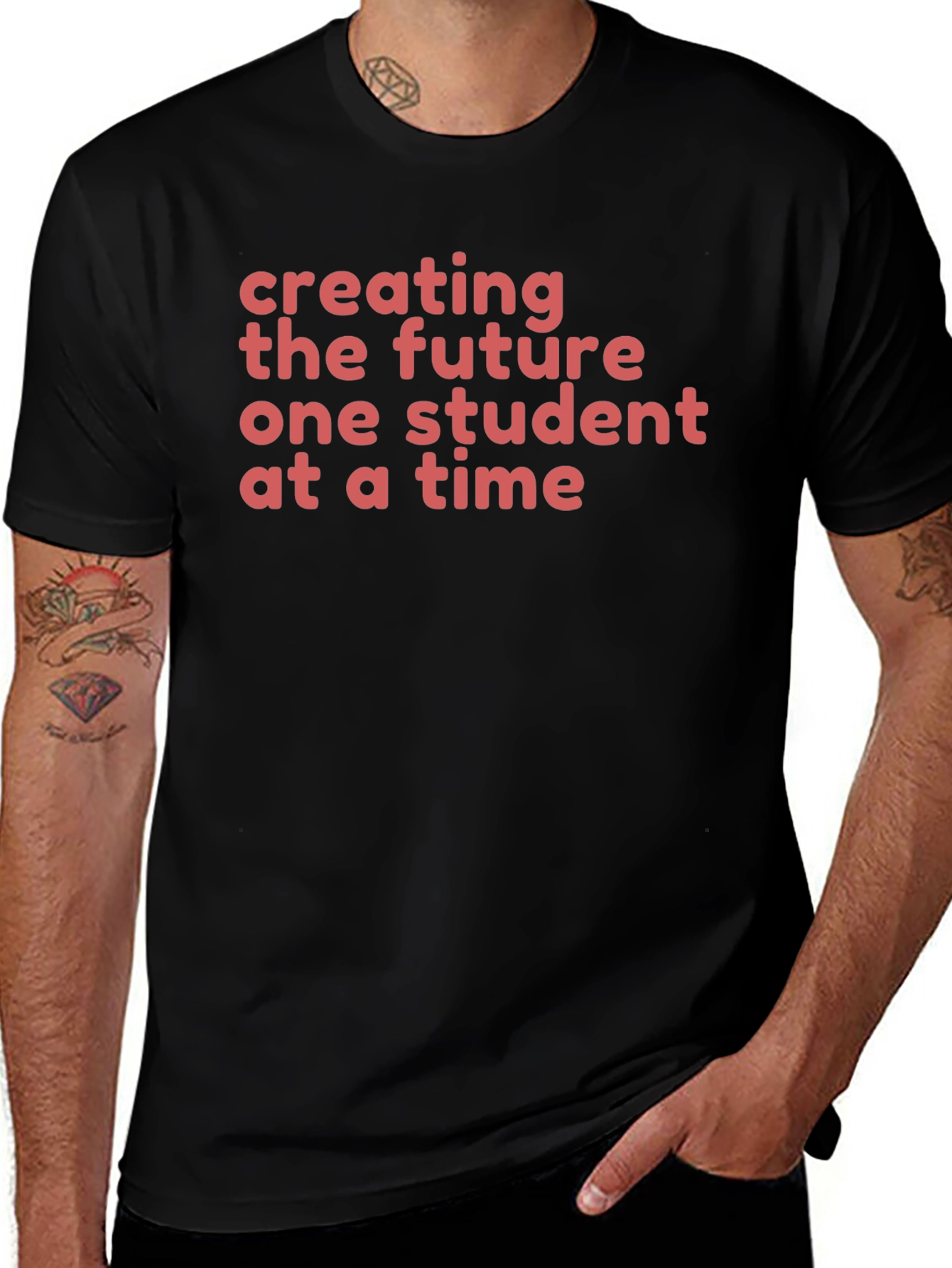 Creating The Future Graphic Tee - Black