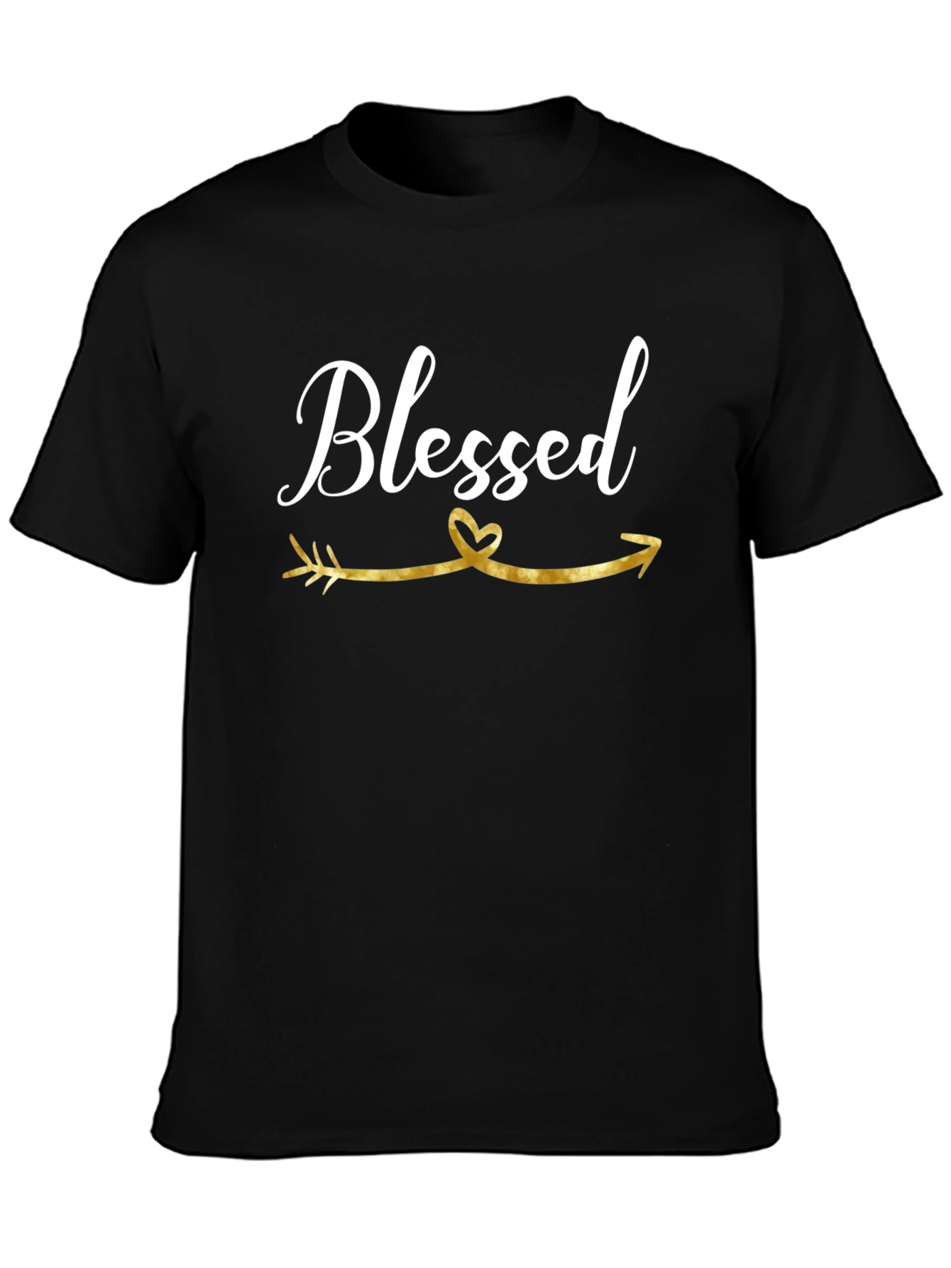 Blessed Arrow Graphic T-Shirt - Black