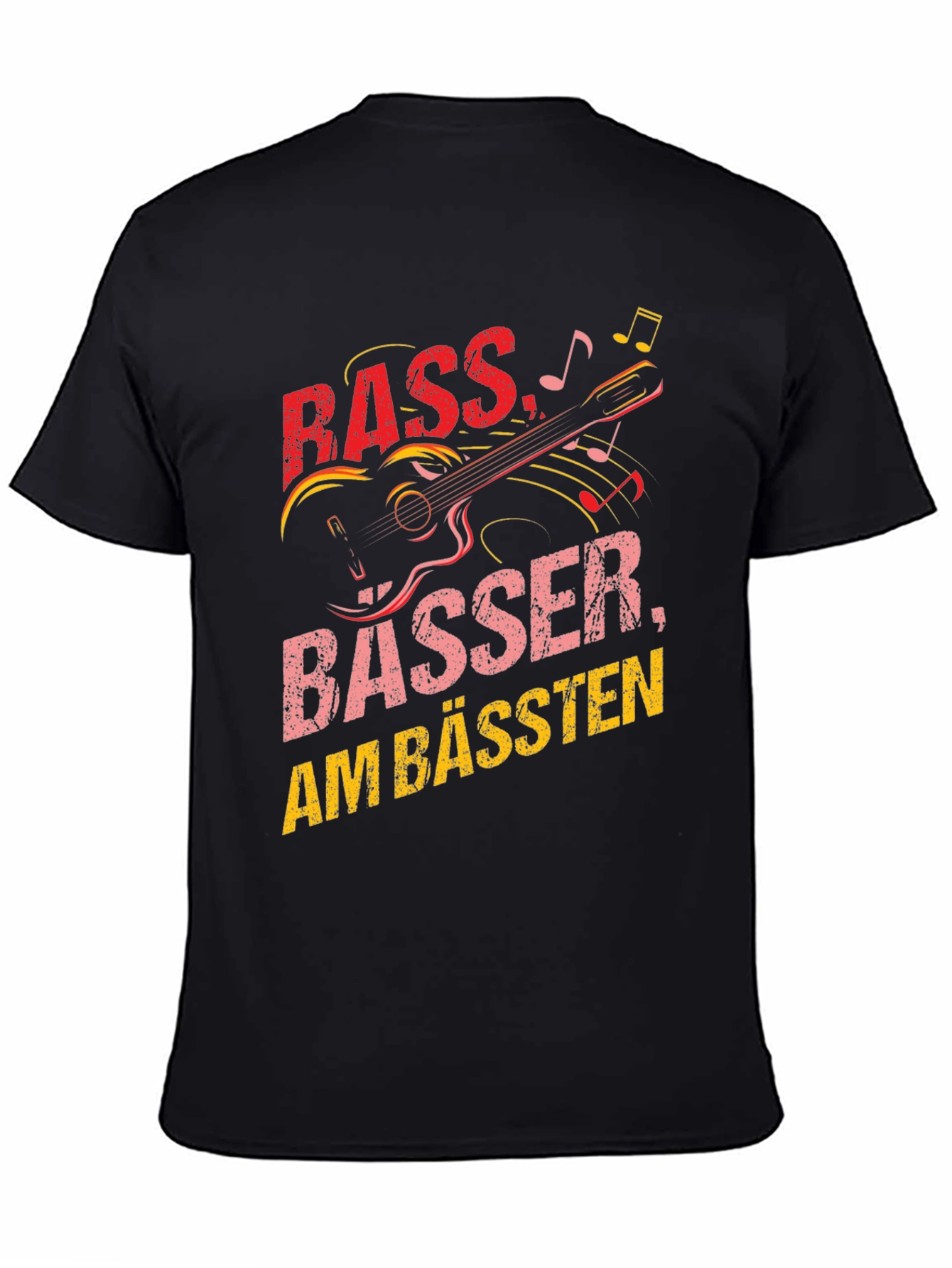 Bass Guitar Musician T-Shirt - Funny German Pun