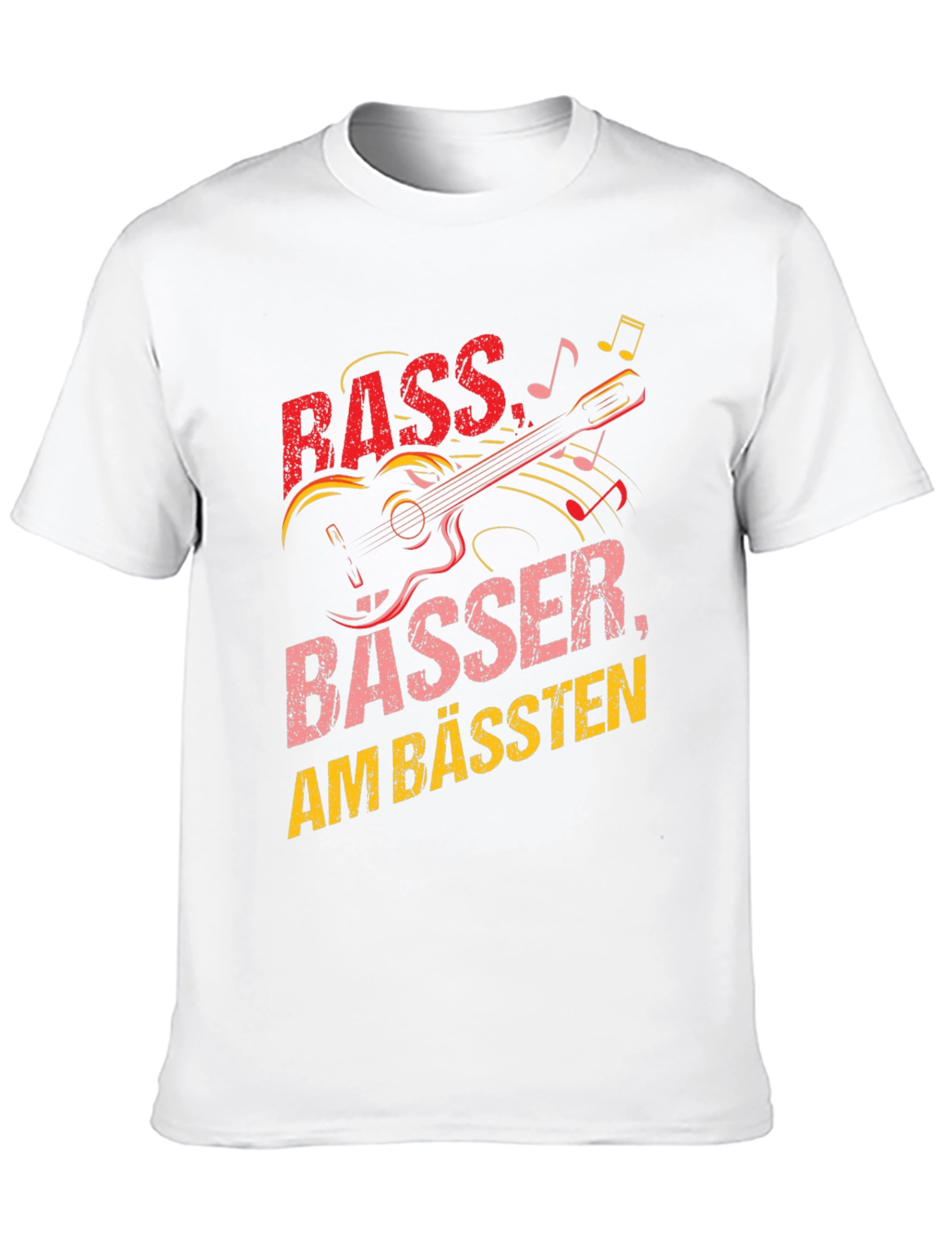 Bass Guitar Musician T-Shirt - Funny German Pun