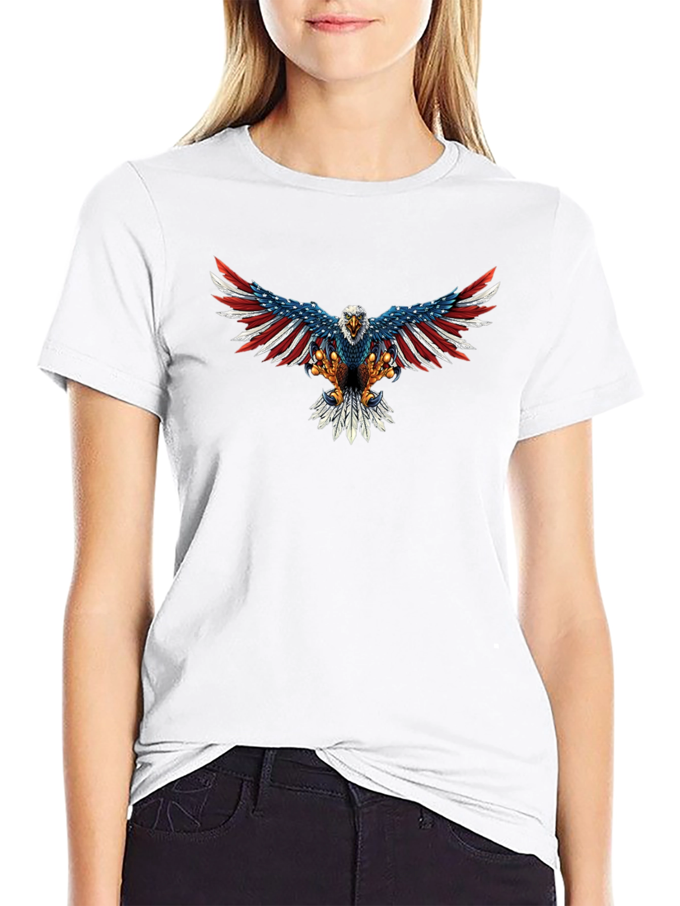 American Eagle Graphic Tee - Patriotic Shirt