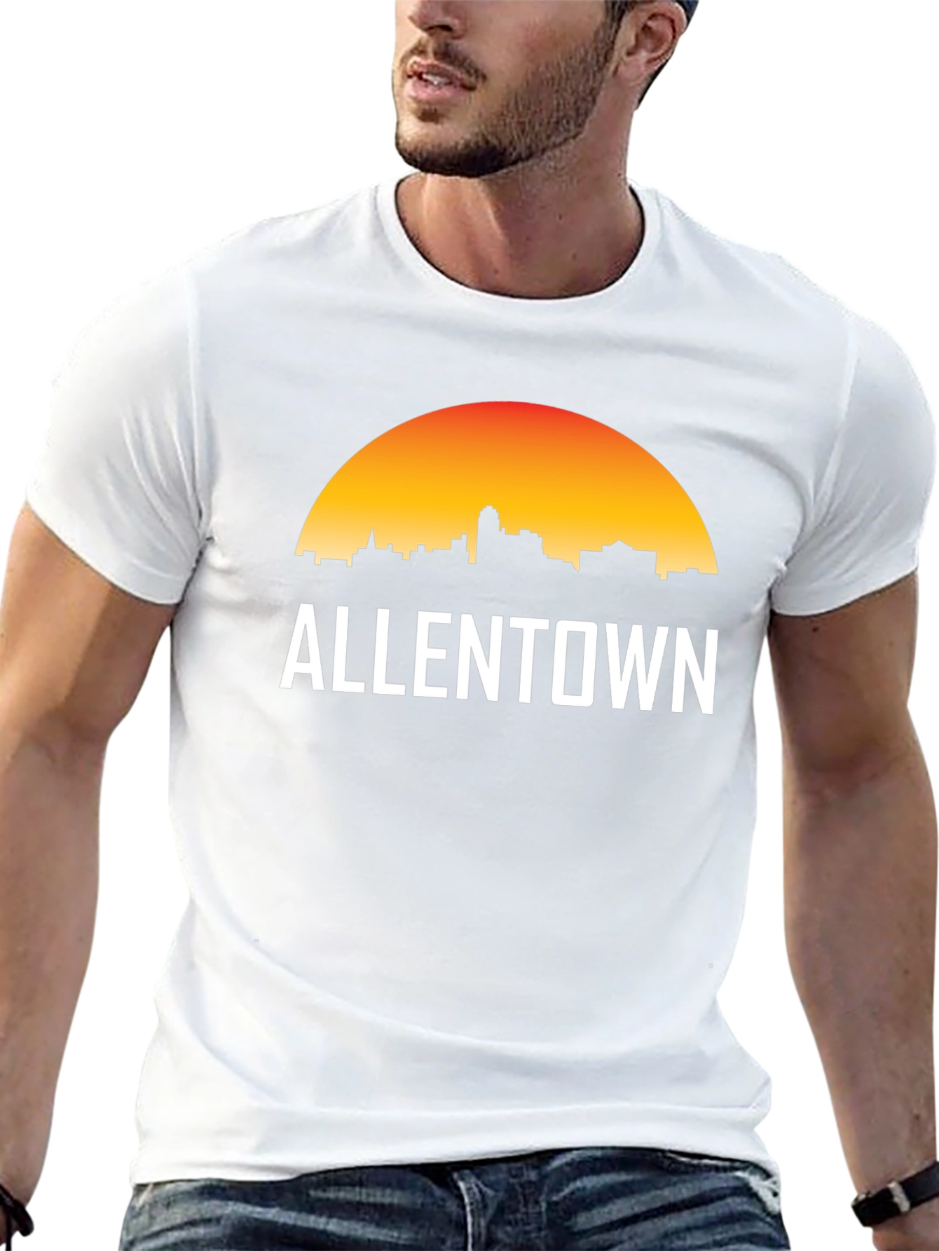 Allentown Skyline Graphic Tee
