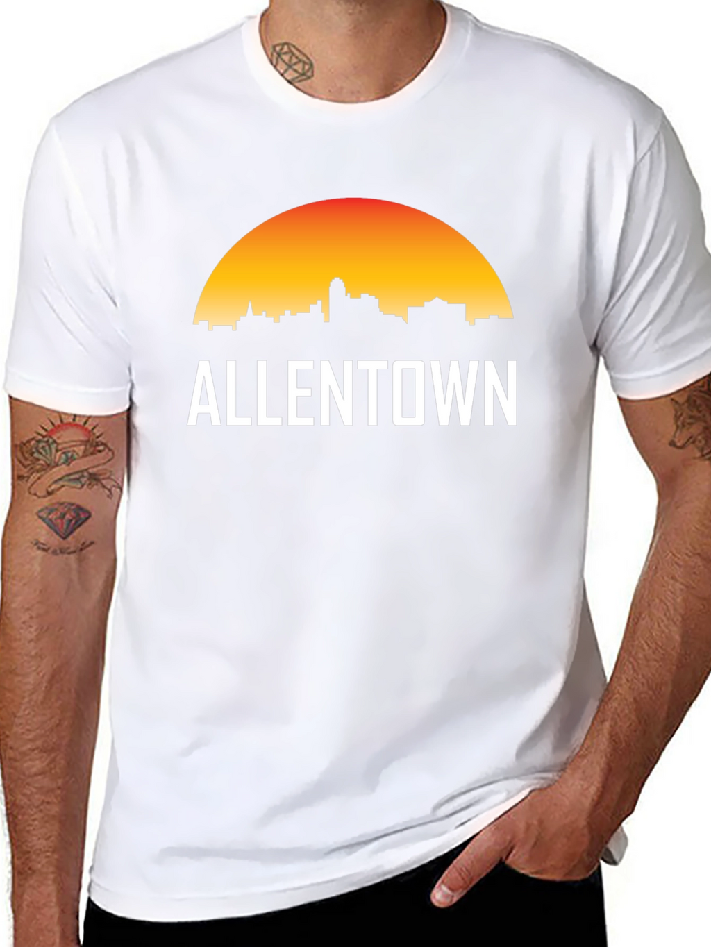 Allentown Skyline Graphic Tee