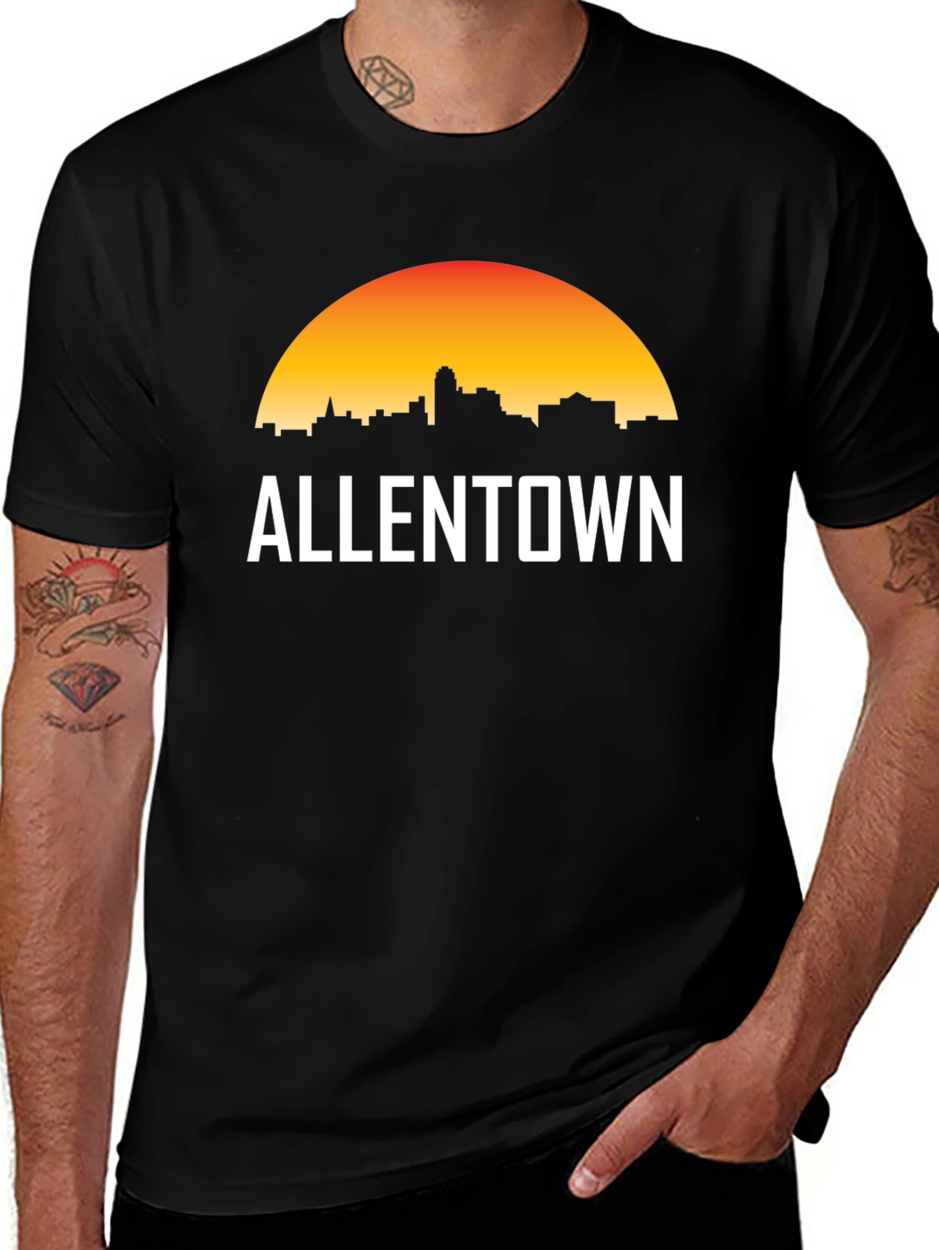 Allentown Skyline Graphic Tee