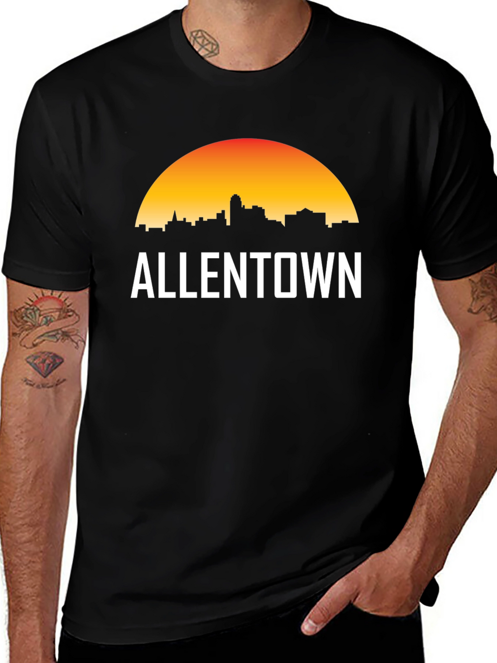 Allentown Skyline Graphic Tee