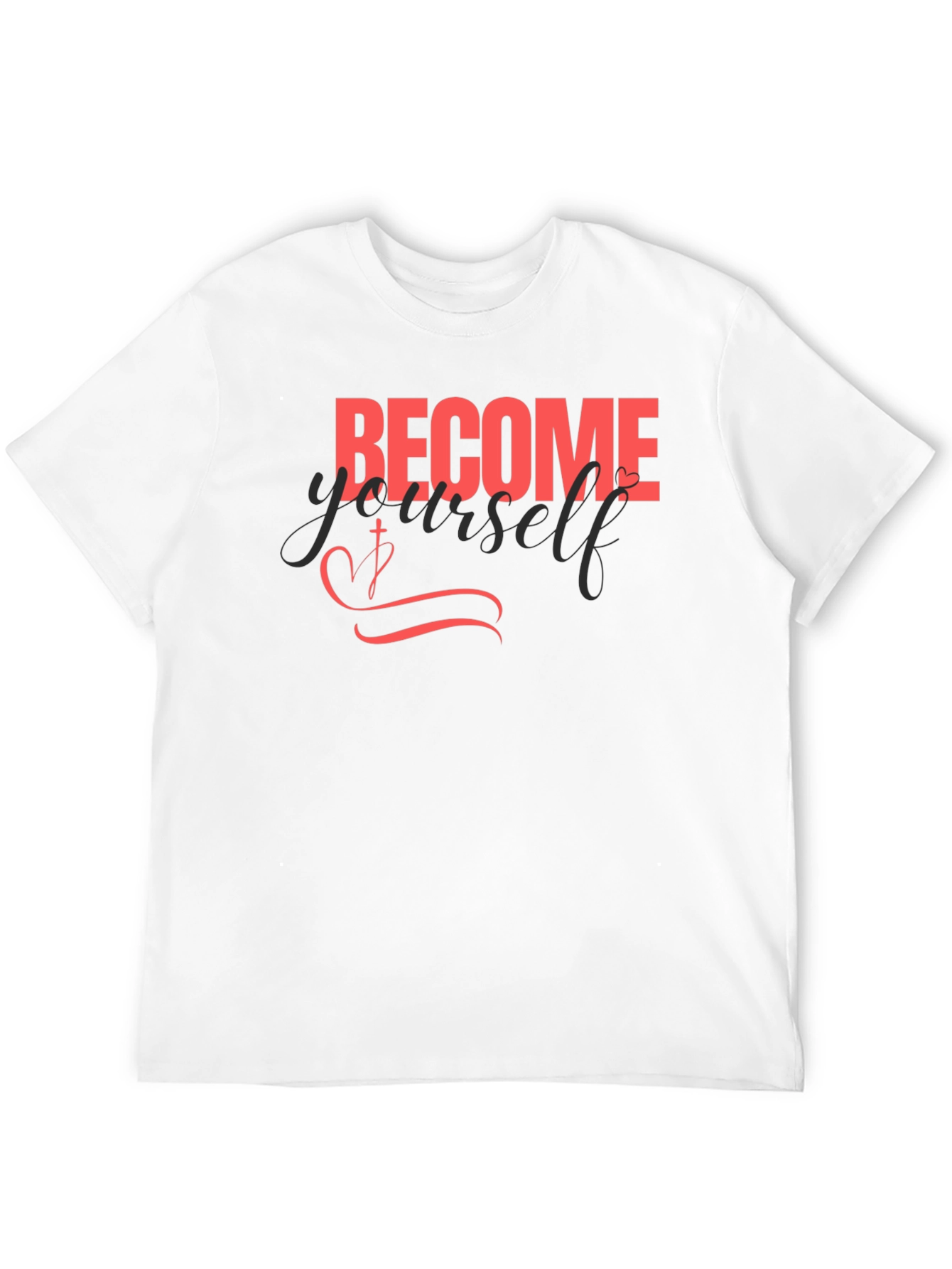 Become Yourself Black Graphic Tee