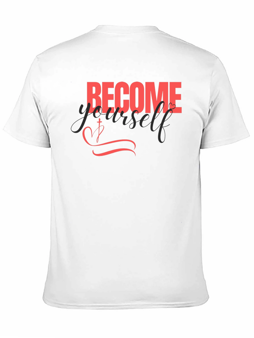Become Yourself Black Graphic Tee
