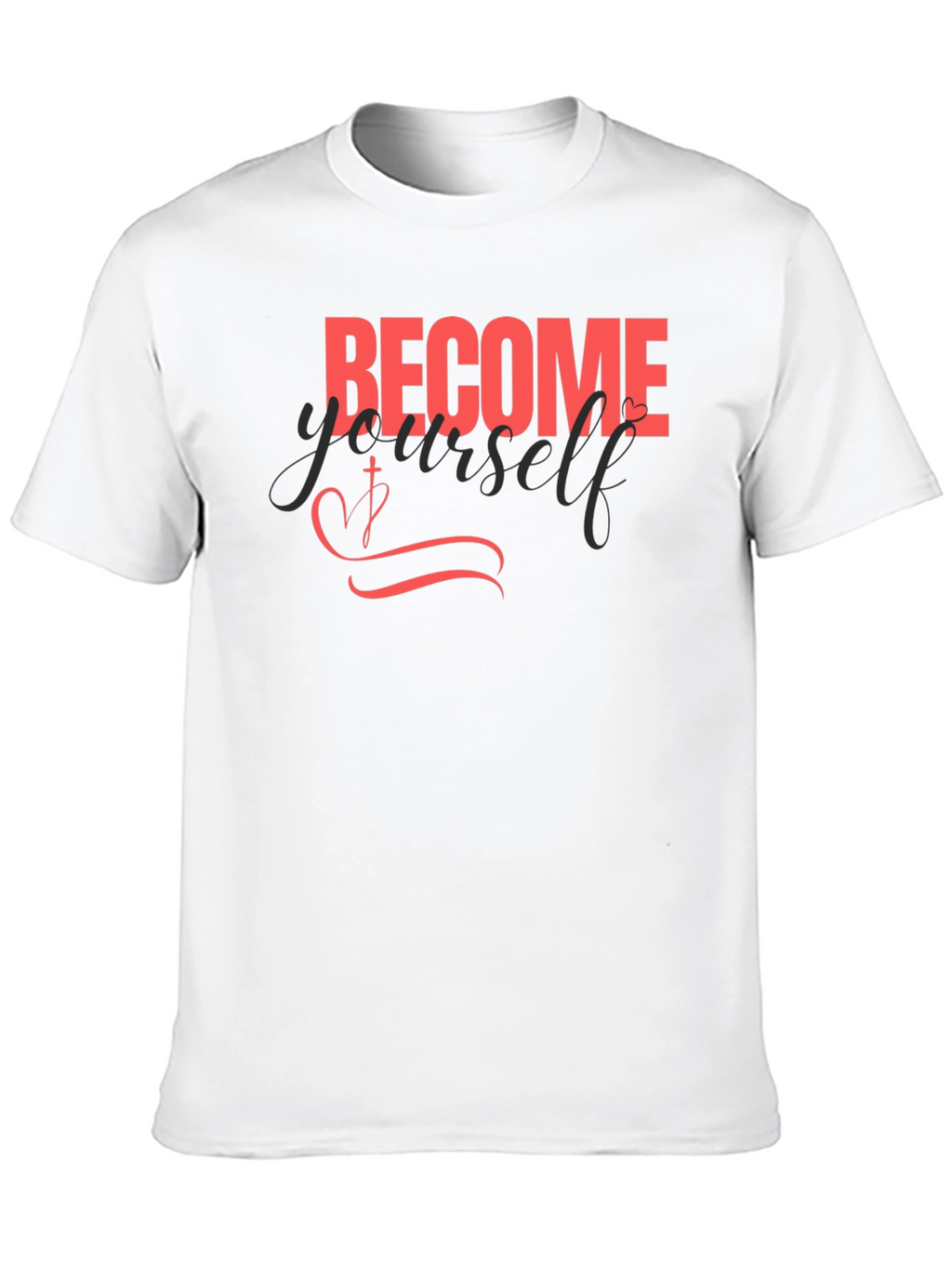 Become Yourself Black Graphic Tee