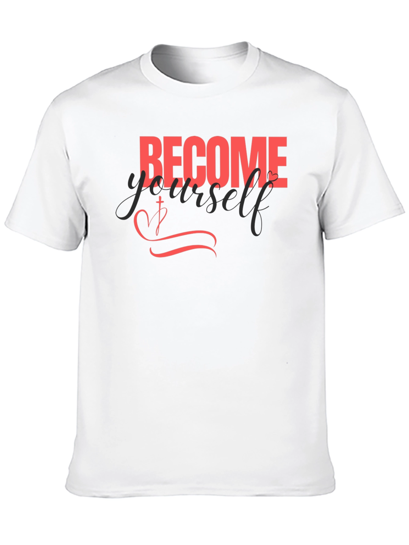 Become Yourself Black Graphic Tee