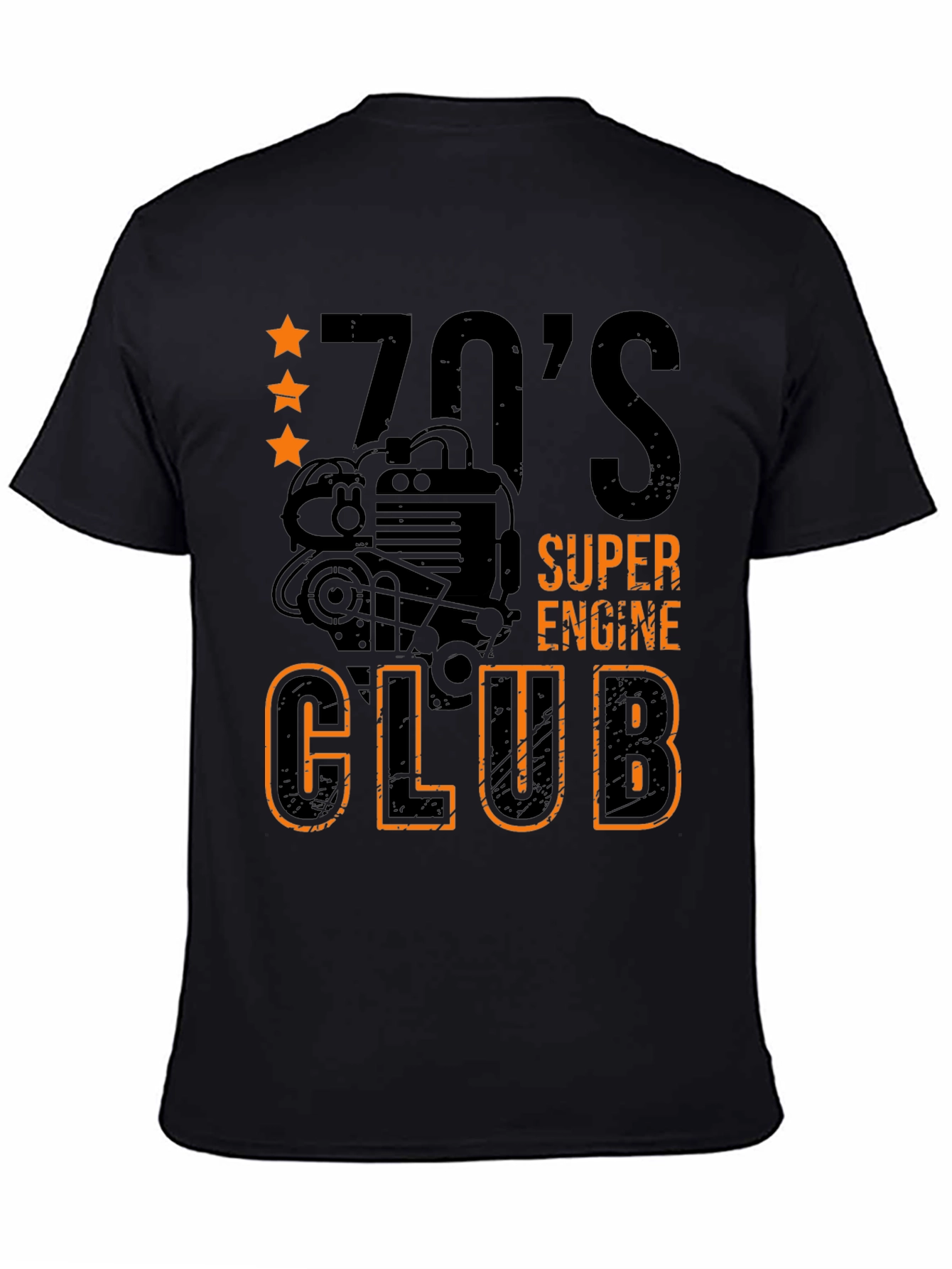 70s Super Engine Club Graphic Tee