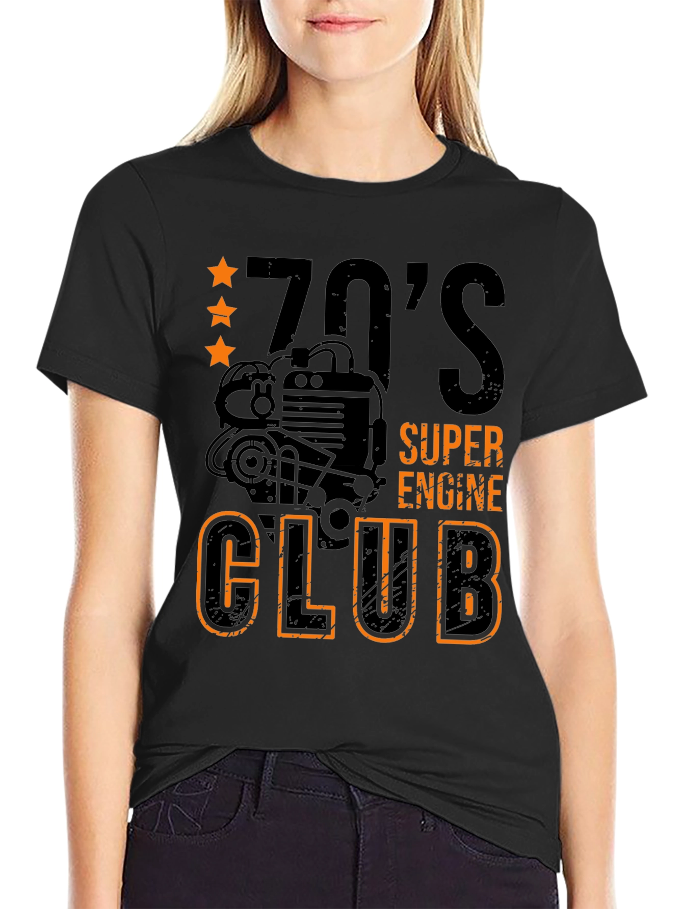70s Super Engine Club Graphic Tee
