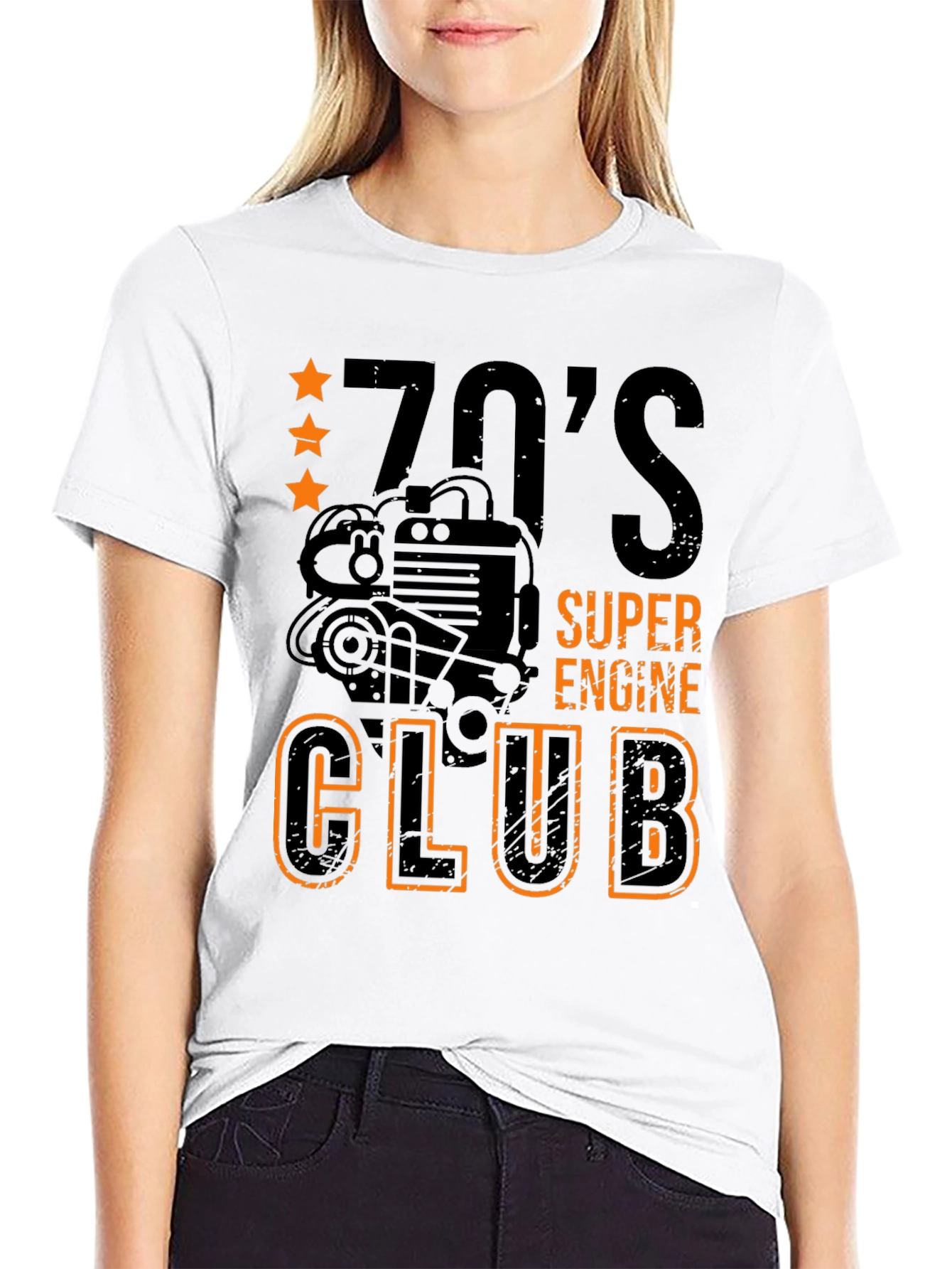 70s Super Engine Club Graphic Tee