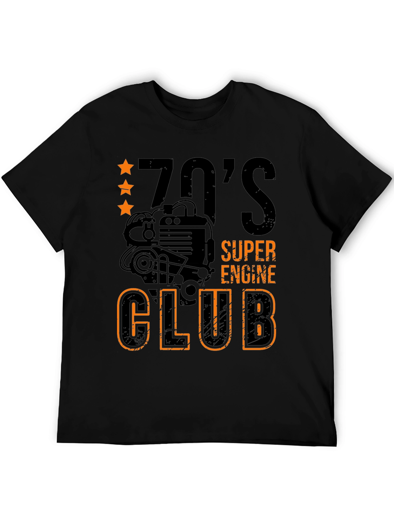 70s Super Engine Club Graphic Tee