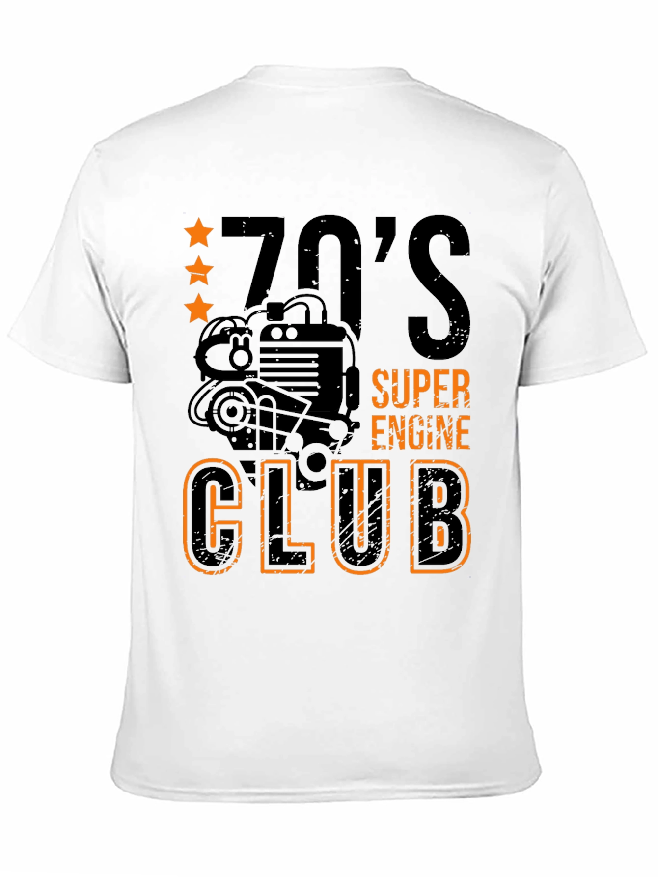 70s Super Engine Club Graphic Tee