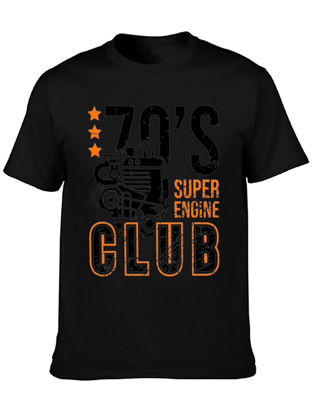 70s Super Engine Club Graphic Tee