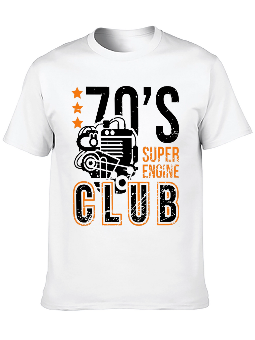 70s Super Engine Club Graphic Tee